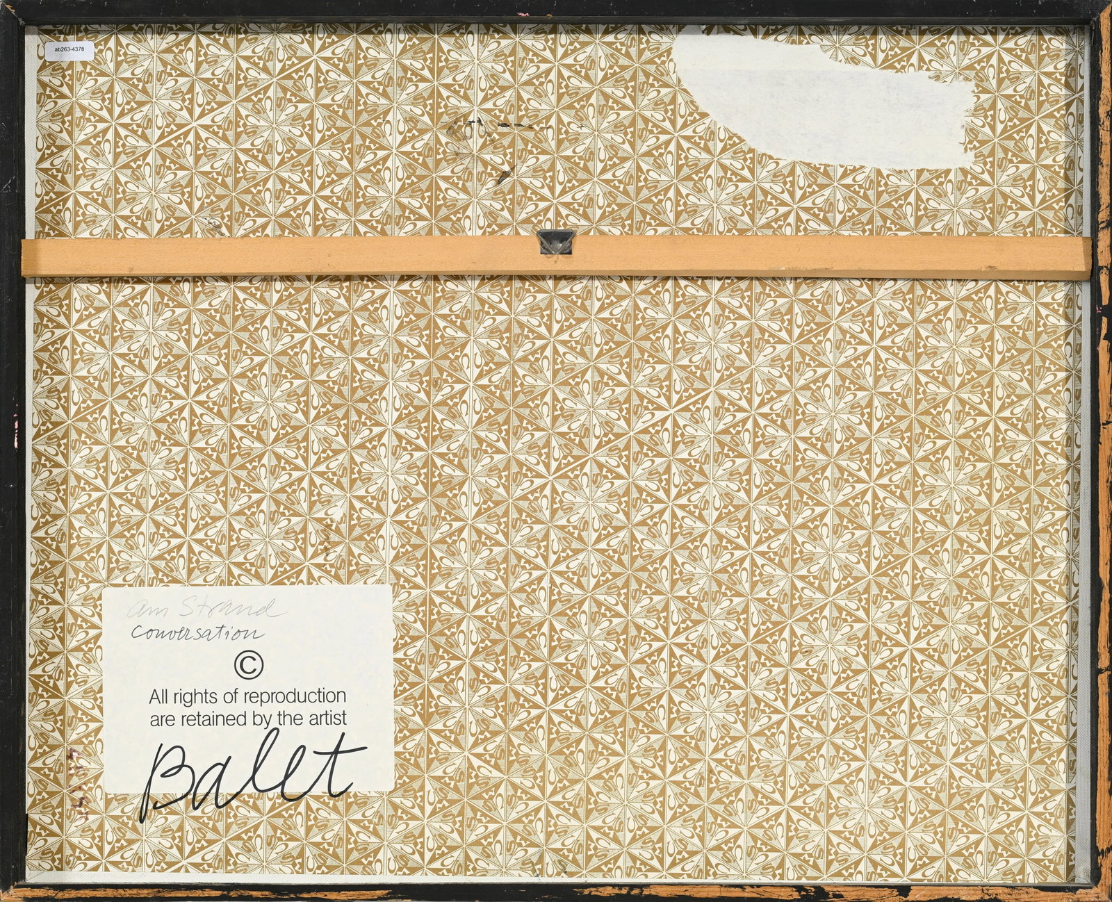 Jan Balet (1913-2009), "À la plage", acrylique sur toile, signée, contresignée et tit - 6