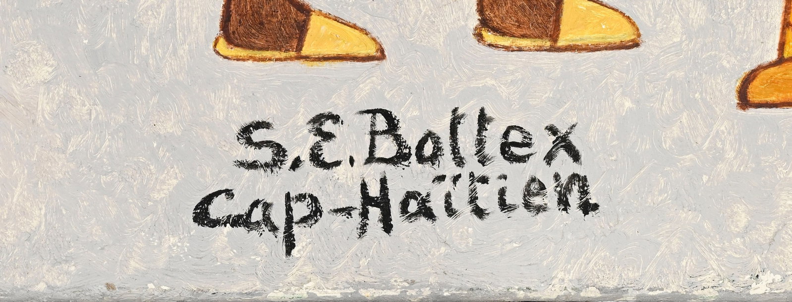 Seymour Etienne Bottex (c.1920/22-2016), Scène de village animée, huile sur toile, sign - 4