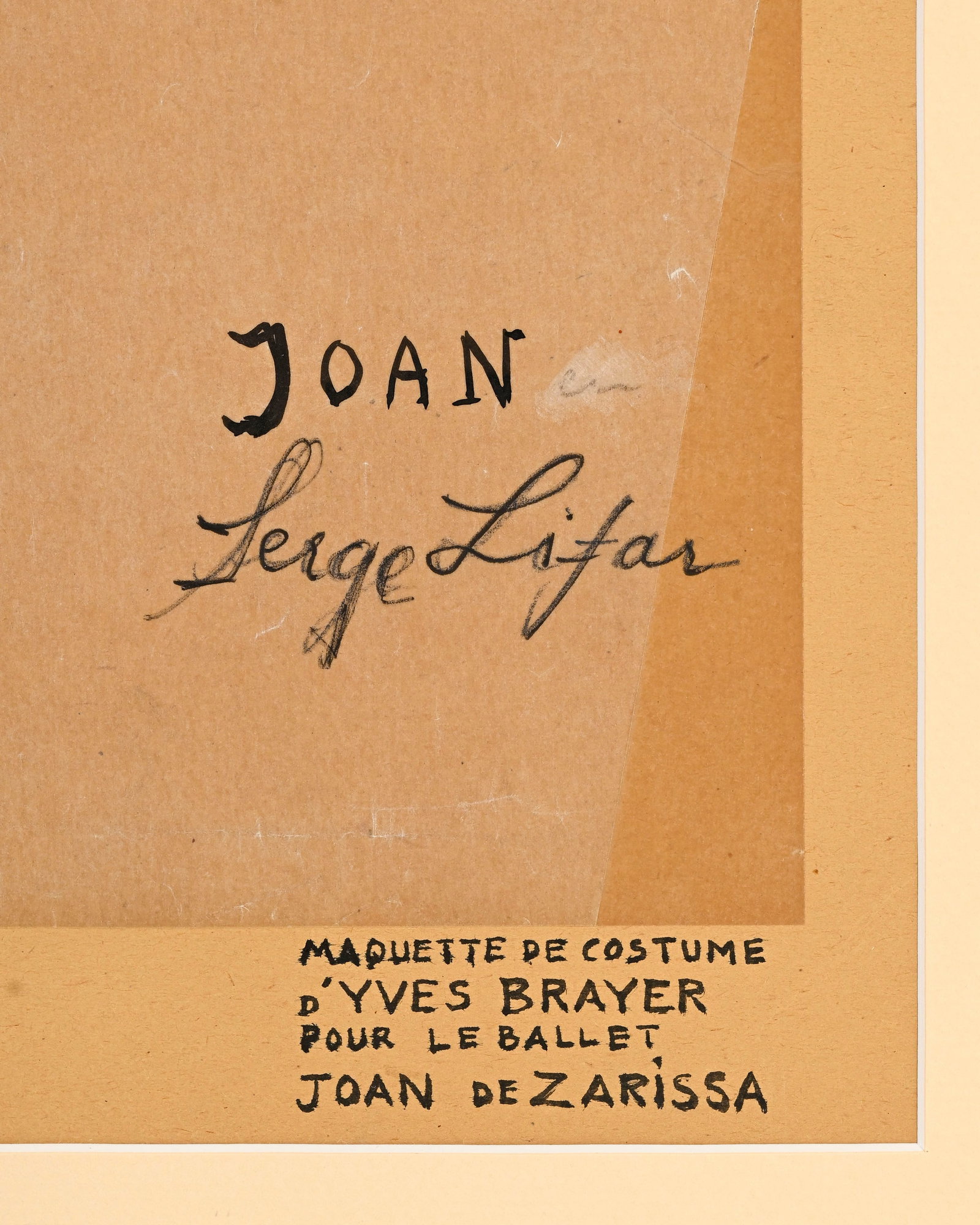 Yves Brayer (1907-1990), Maquettes de costumes pour le ballet Joan Zarissa, 5 gouaches sur papier ca - 16