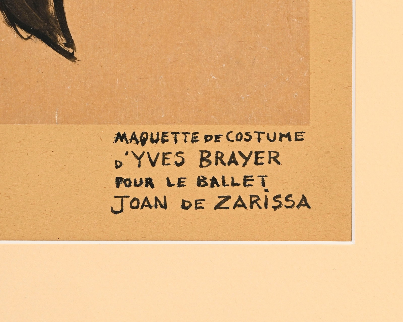 Yves Brayer (1907-1990), Maquettes de costumes pour le ballet Joan Zarissa, 5 gouaches sur papier ca - 17