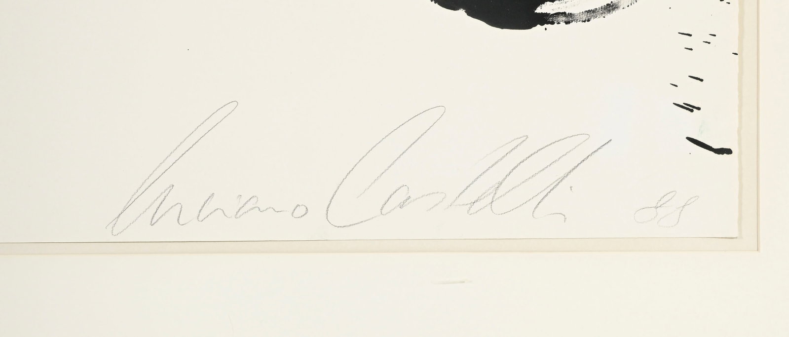 Luciano Castelli (1951), "Selbstportrait", 1988, huile sur papier, signée et datée, 70x100 - 5