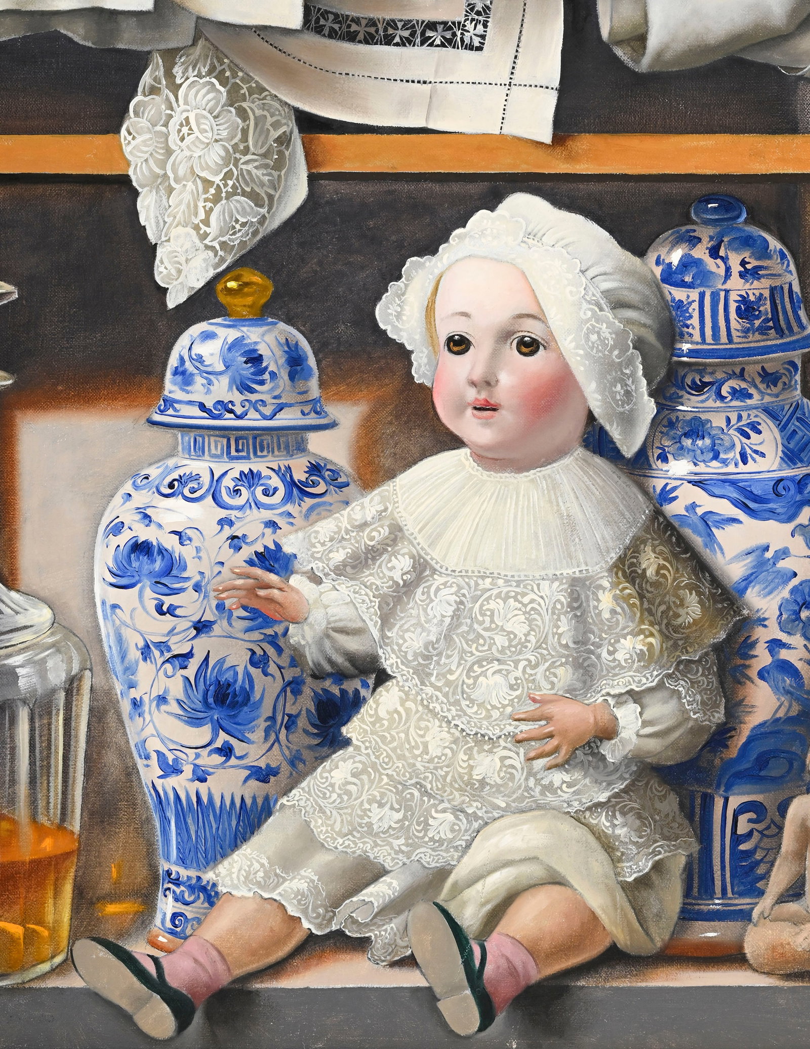 Benjamin Dominguez (1942-2016), "Alacena de mi infancia", huile sur toile, signée, contresign&# - 3