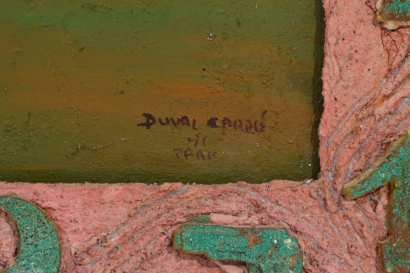 Édouard Duval-Carrié (1954), Arbre déraciné, 1991, huile sur toile, signée, - 4