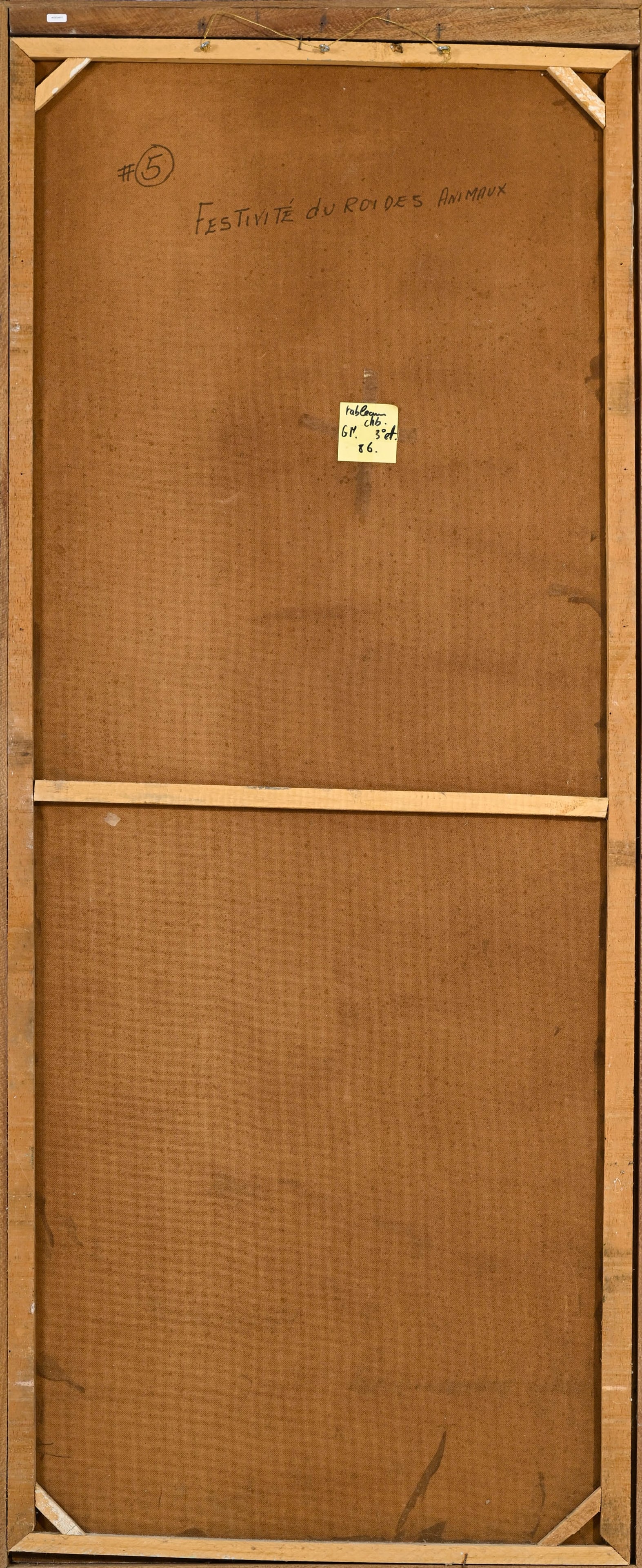 Jasmin Joseph (1924-2005), "Festivité du roi des animaux", 1981, huile sur isorel, signée  - 7