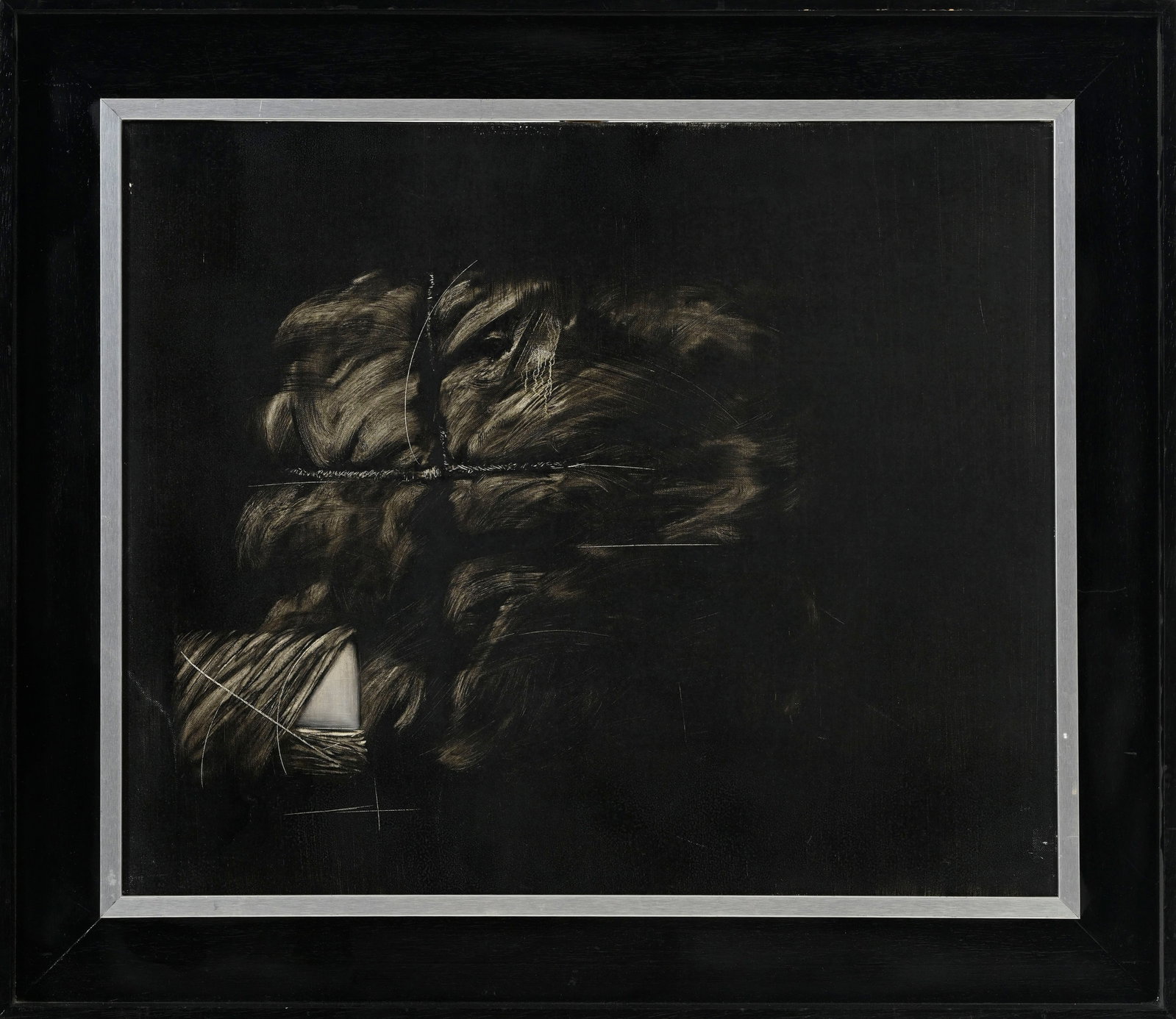Alain Kleinmann (1953), Composition, huile sur toile, signée, 54,5x65 cm - 2