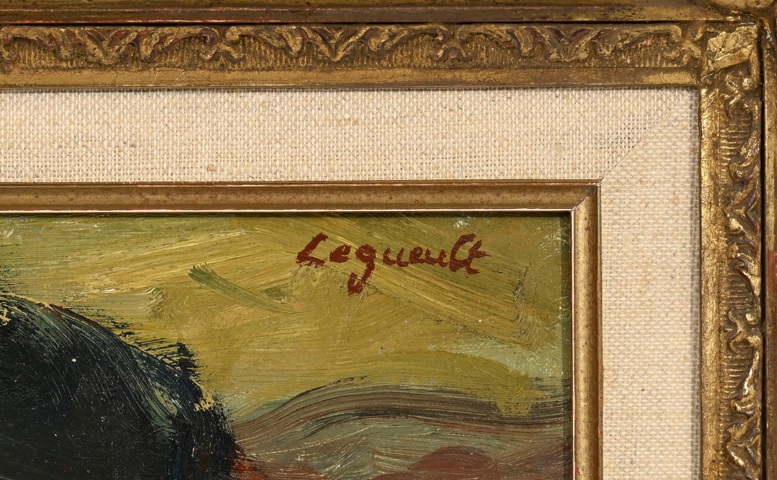 Raymond Legueult (1898-1971), Femme allongée, huile sur toile, signée, 38x46 cm Prove - 4