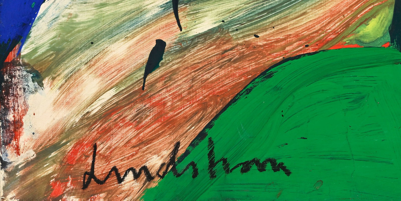 Bengt Lindström (1925-2008), Composition, acrylique sur papier marouflée sur toile, sign&# - 3