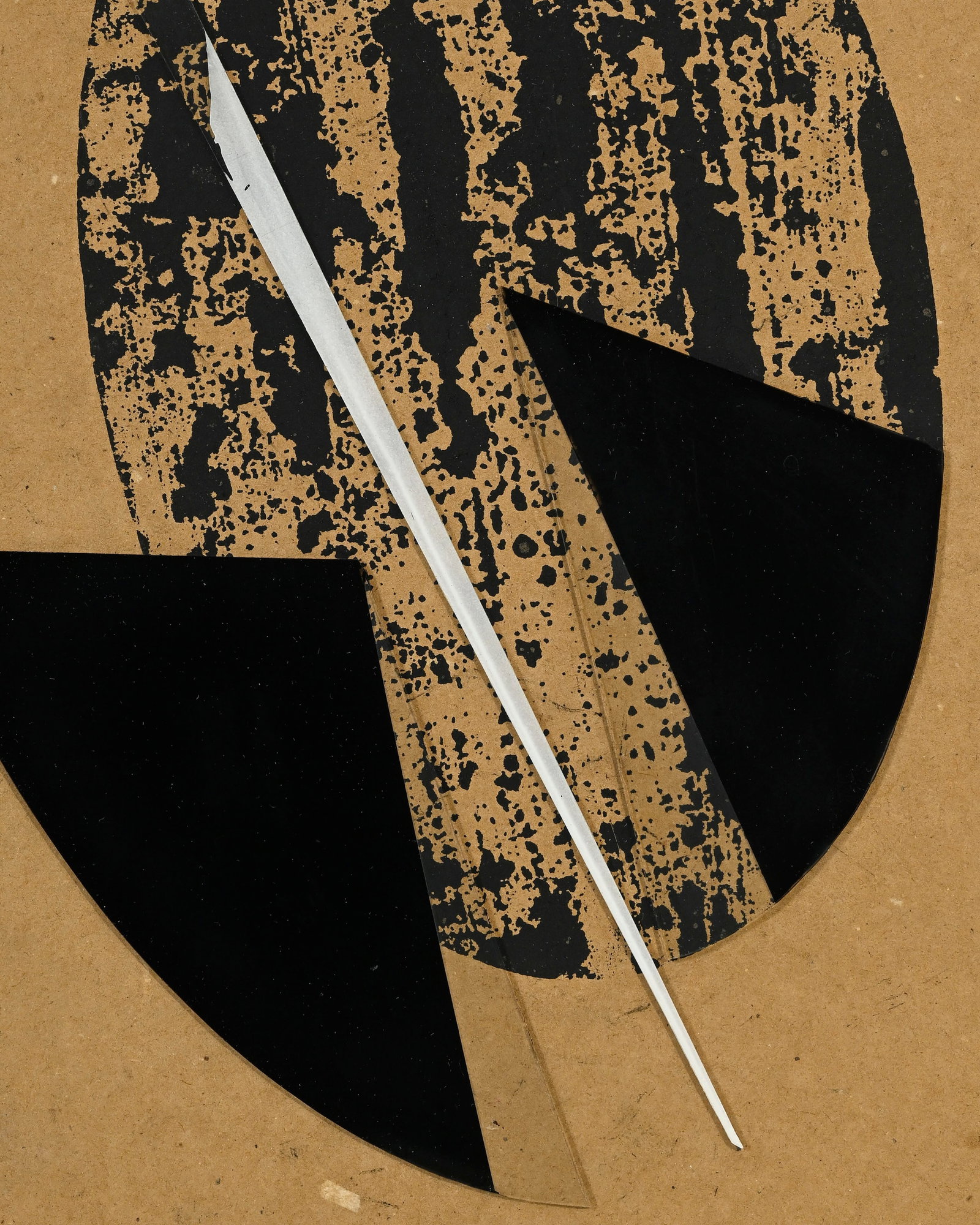 Jakob Mattner (1946), "Nachtsegment", 1985, paire de techniques mixte (dispersion de peinture, verre - 7