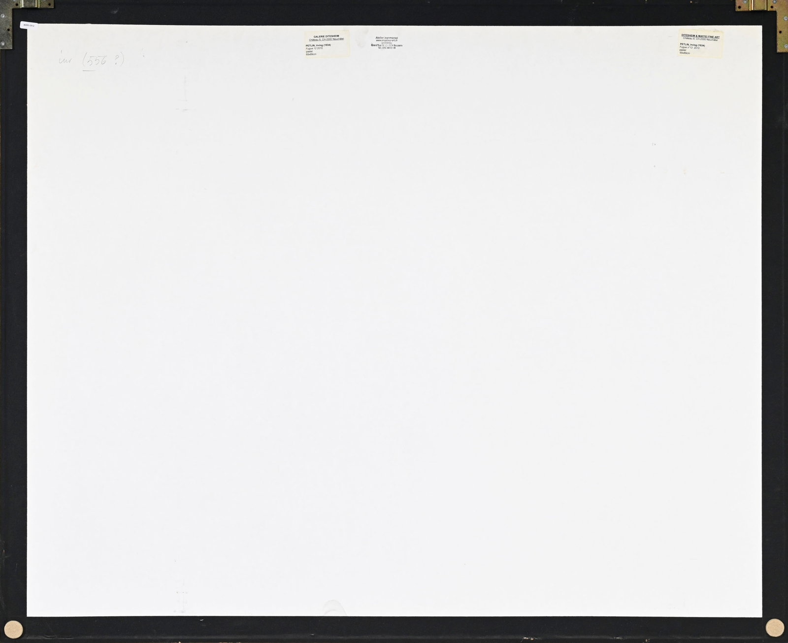 Irving Petlin (1934-2018), "Fugue no. 12", 2010, pastel sur papier artisanal, signé et daté - 5