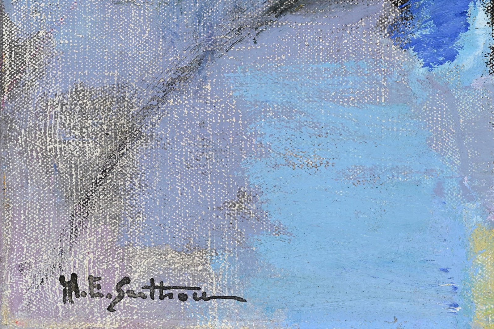 Maurice Élie Sarthou (1911-1999), "L’étang au vieux saule", 1961, huile sur toile, s - 3