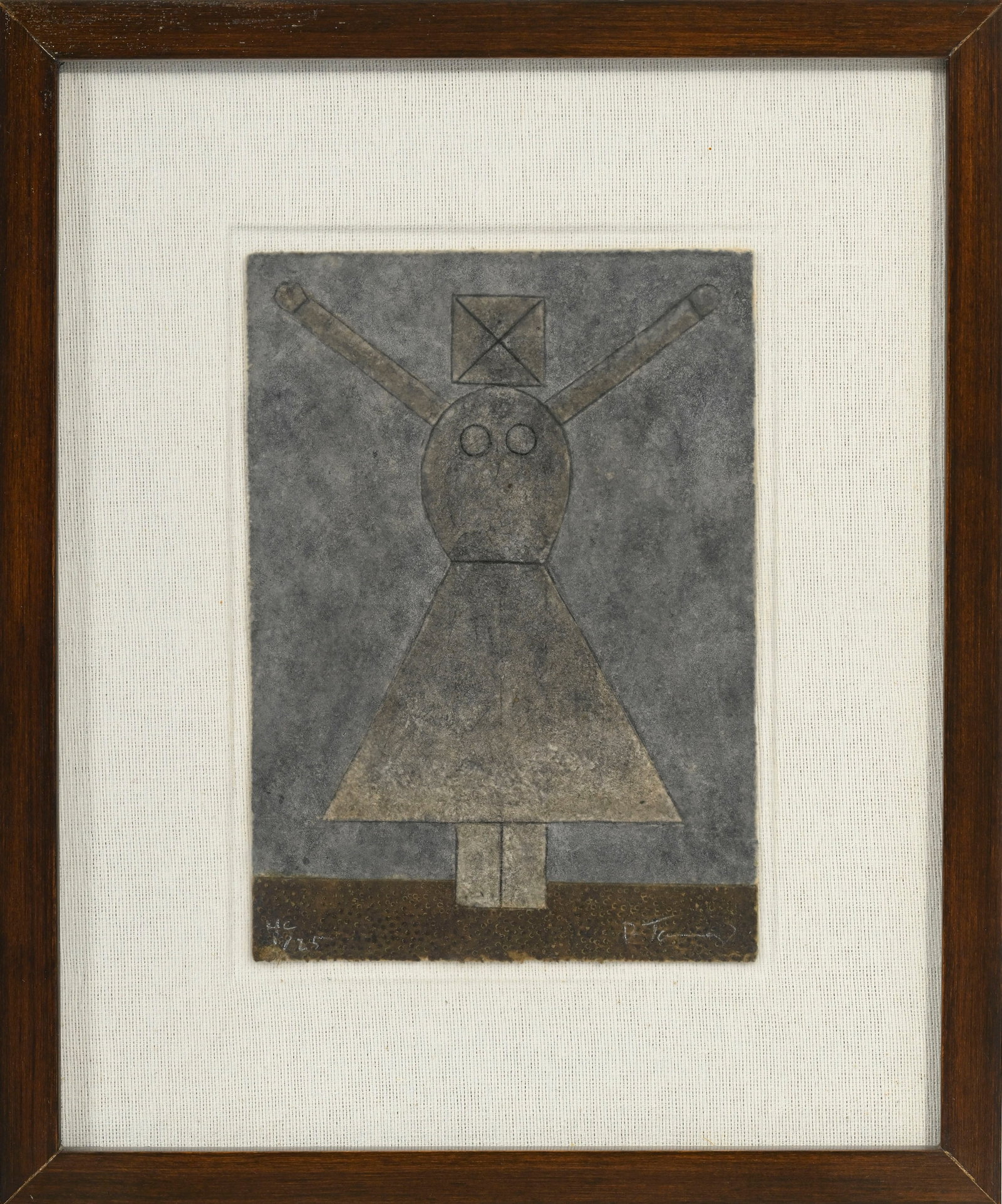 Rufino Tamayo (1899-1991), d'après, "Mujercita", 1981, estampe mixte sur papier fait main, sign - 2