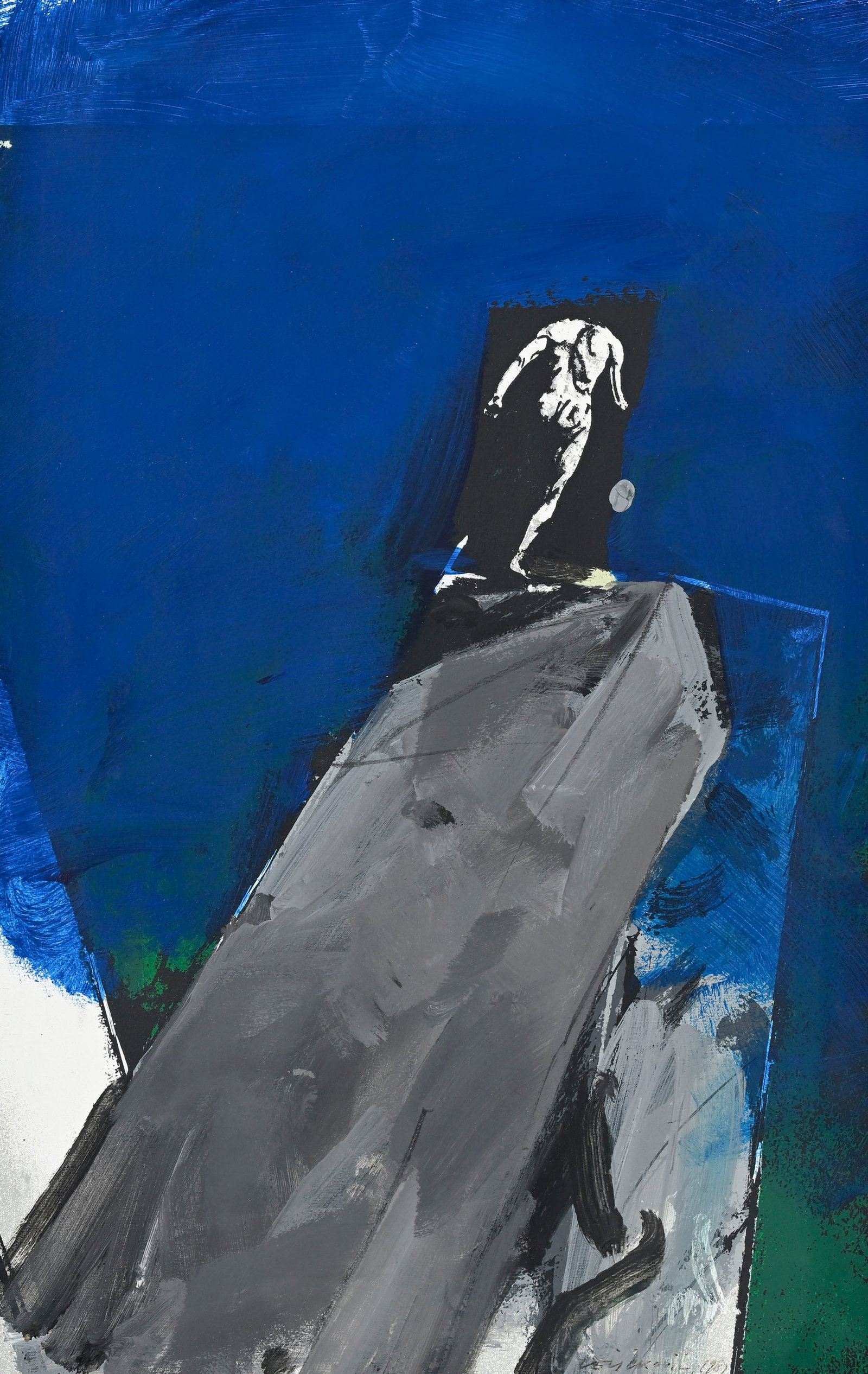 Vladimir Velickovic (1935-2019), "AM. Fig. CLXXXVIII", 1989, acrylique sur papier, signée et da (1 of 6)