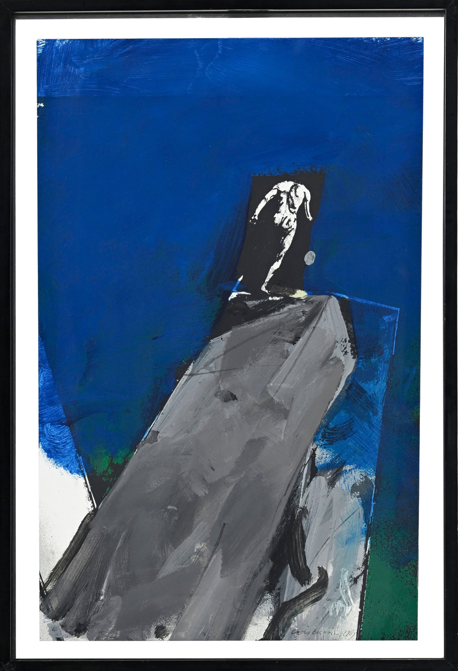 Vladimir Velickovic (1935-2019), "AM. Fig. CLXXXVIII", 1989, acrylique sur papier, signée et da - 2