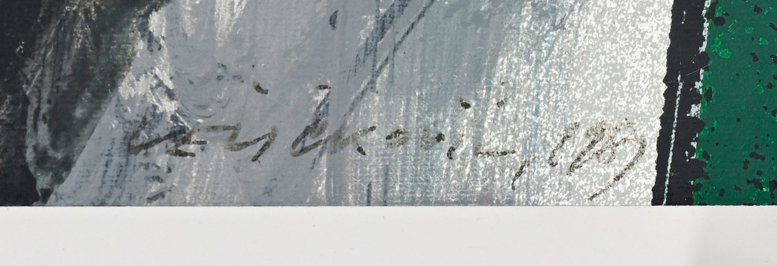 Vladimir Velickovic (1935-2019), "AM. Fig. CLXXXVIII", 1989, acrylique sur papier, signée et da - 4