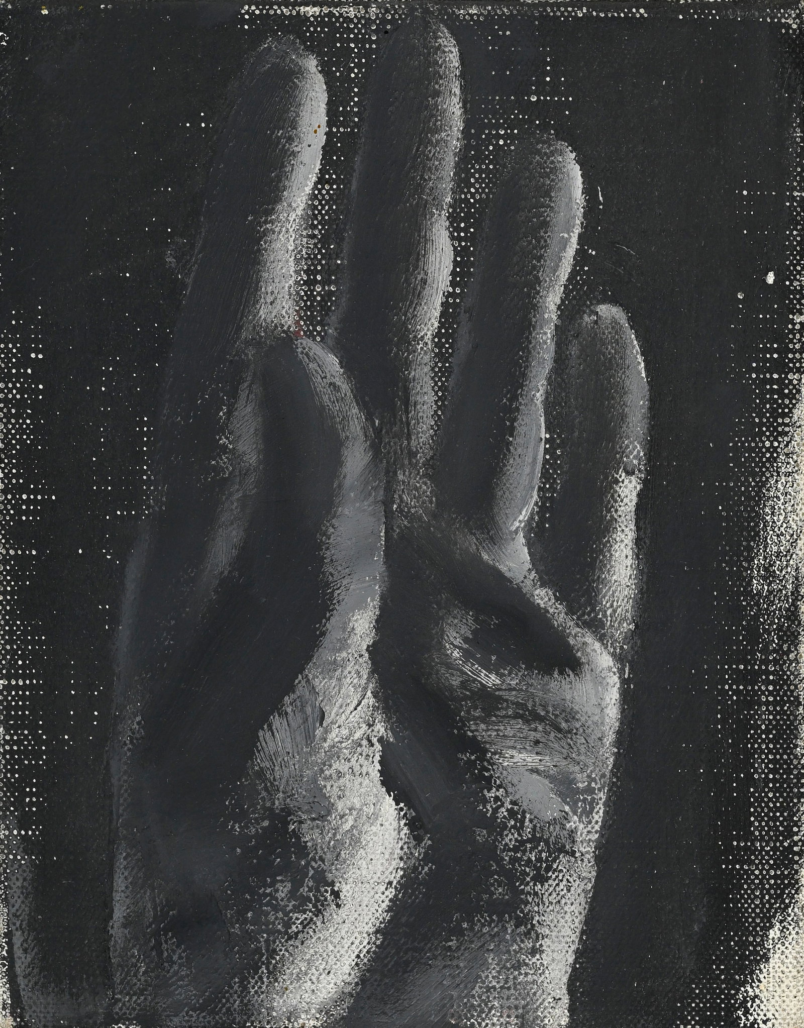 Vladimir Velickovic (1935-2019), Main gauche, 1985, huile sur toile, signée et datée au ve (1 of 4)