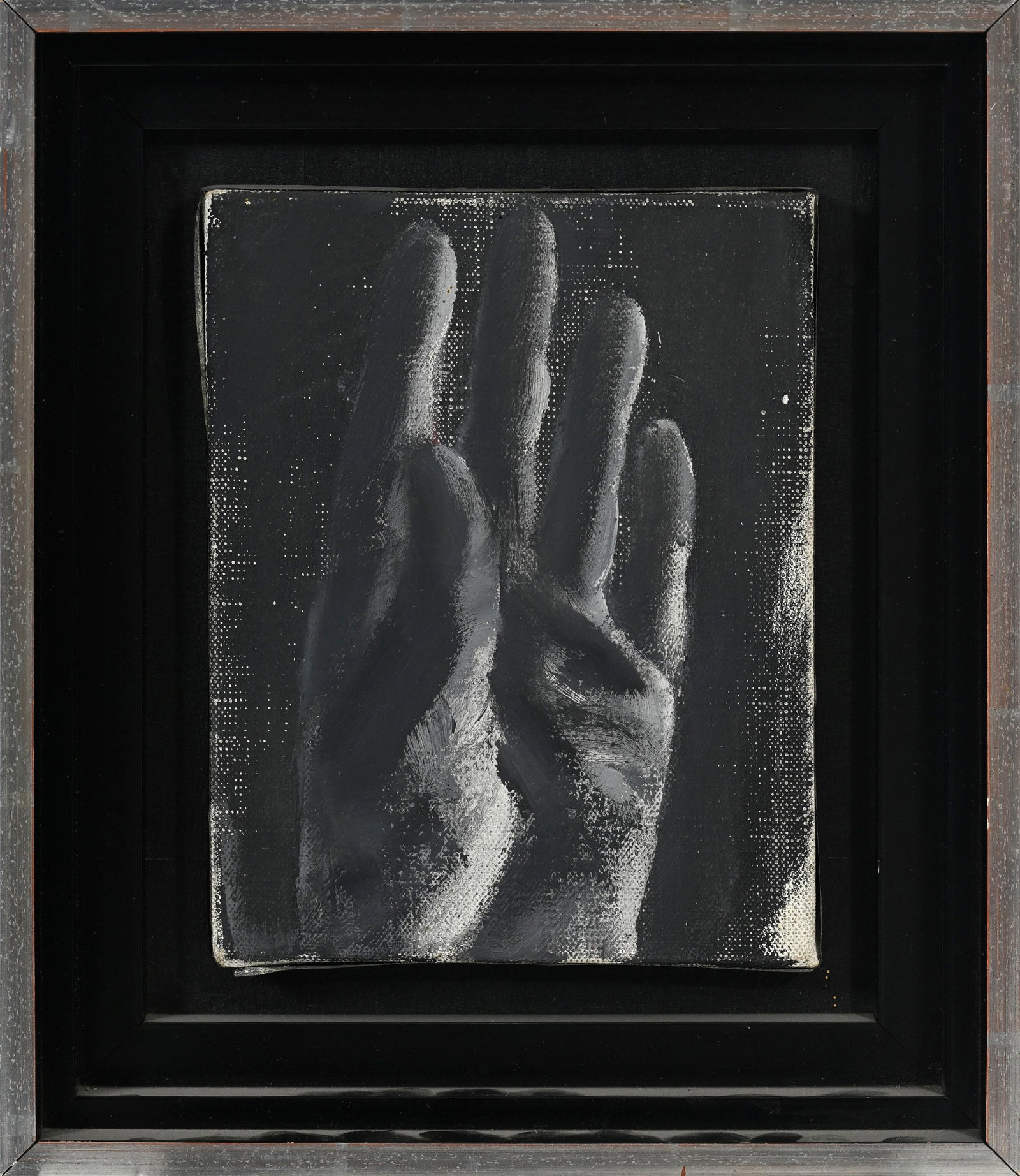 Vladimir Velickovic (1935-2019), Main gauche, 1985, huile sur toile, signée et datée au ve - 2