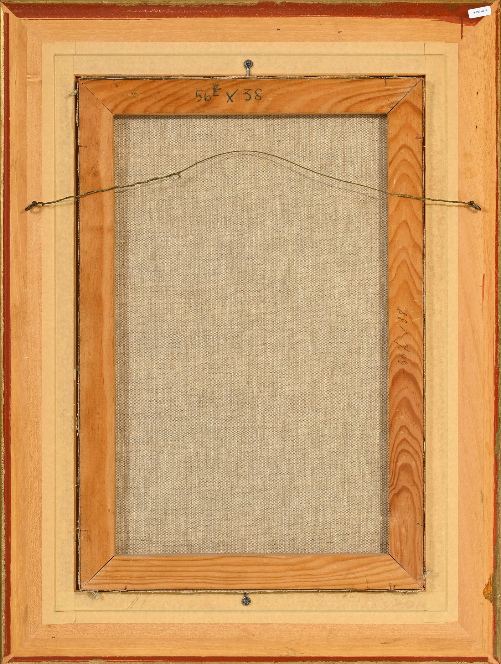 Pierre Ambrogiani (1907-1985), Homme au râteau, technique mixte sur papier marouflé sur to - 5