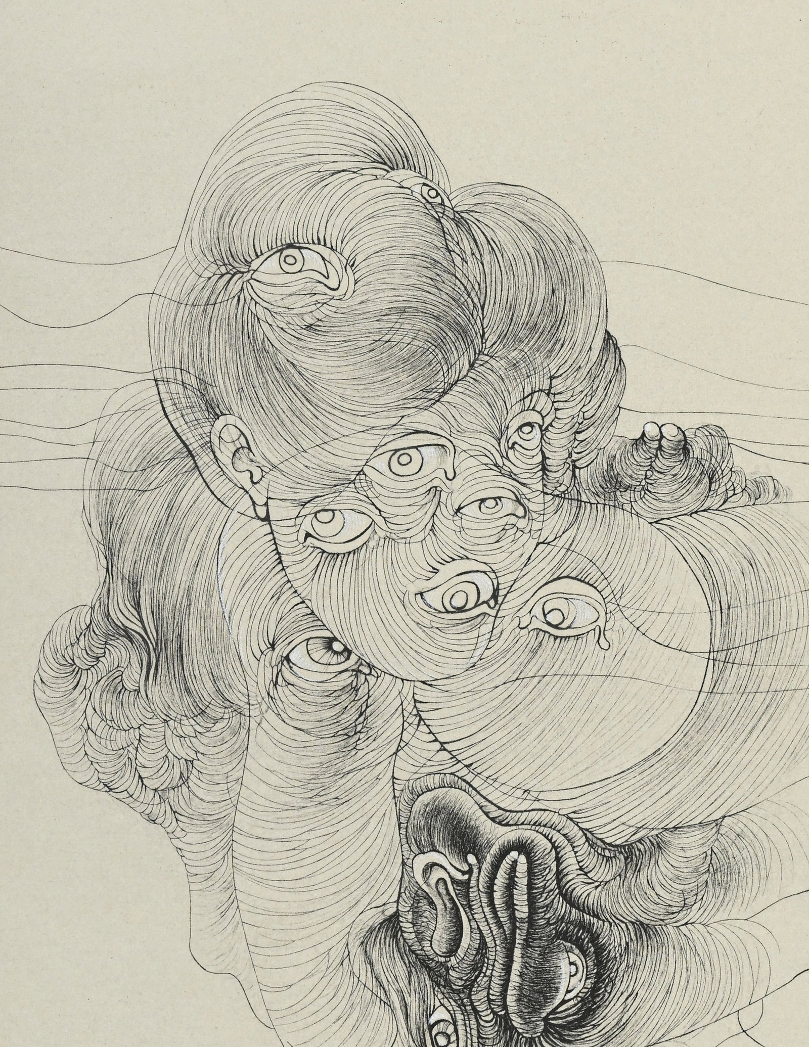 Hans Bellmer (1902-1975), "Les Yeux", eau-forte, signée et numérotée 10/100 au crayon - 3
