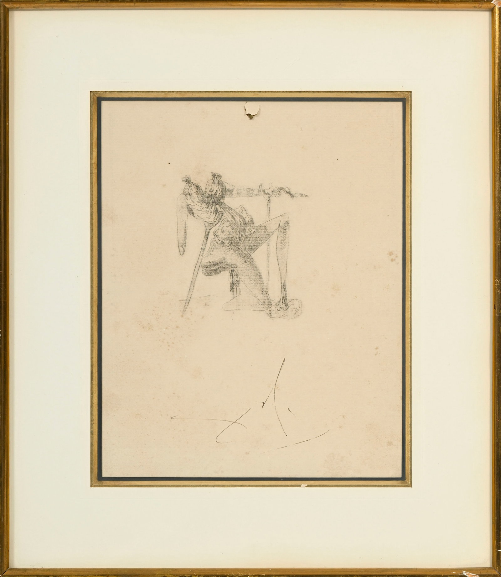 Salvador Dali (1904-1989), Oeuvre préparatoire pour Les Chants de Maldoror, monotype, 1933, sig - 2