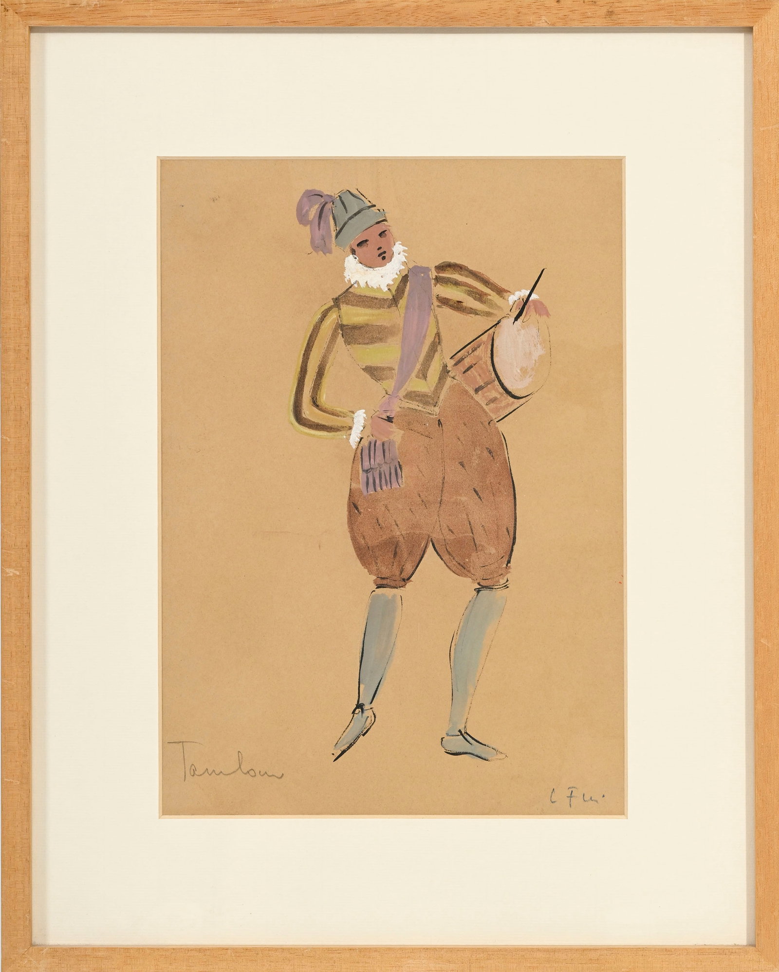 Leonor Fini (1907-1996), Projets de costumes, suite de 7 croquis à l'aquarelle, gouache, encre  - 11