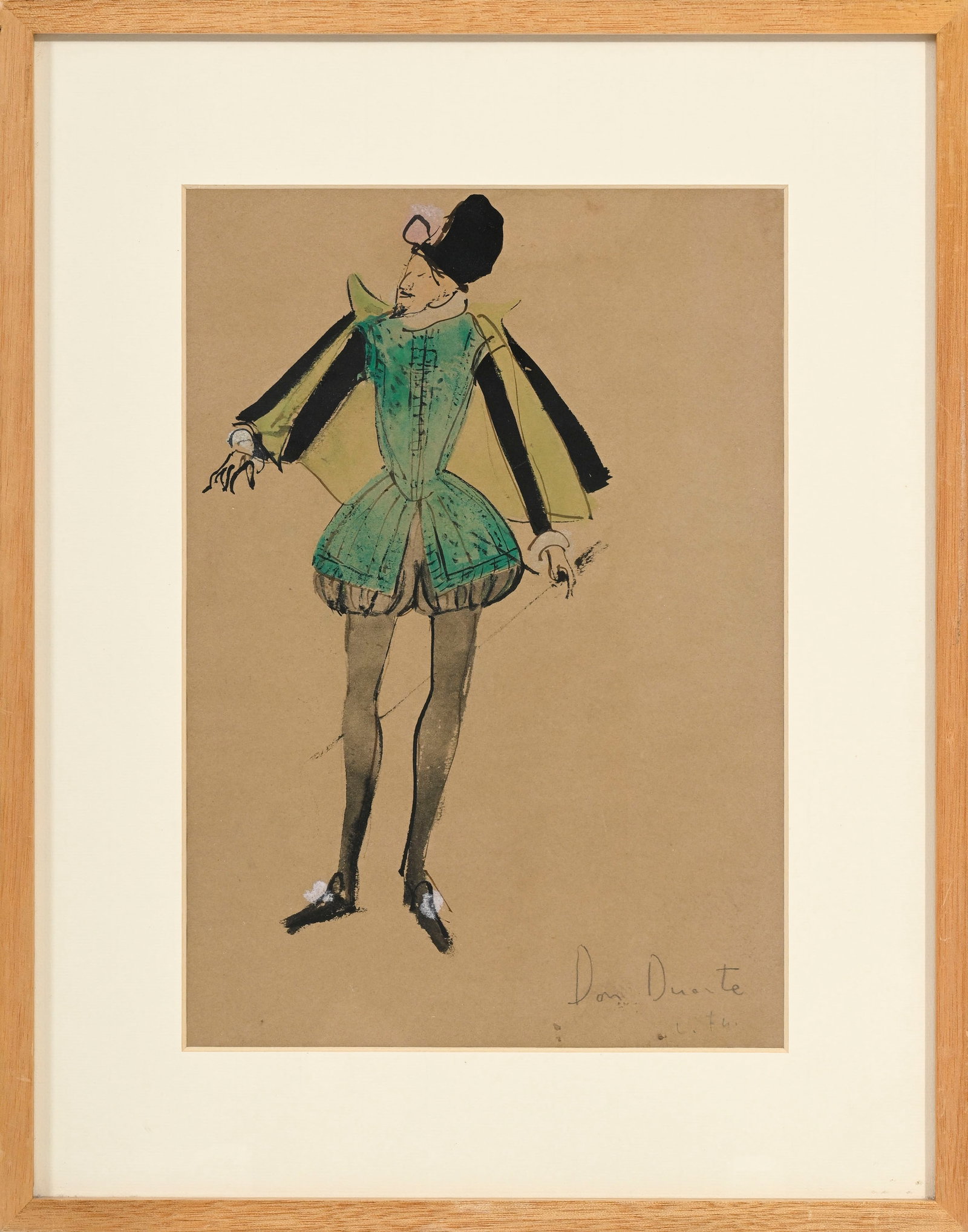 Leonor Fini (1907-1996), Projets de costumes, suite de 7 croquis à l'aquarelle, gouache, encre  - 13