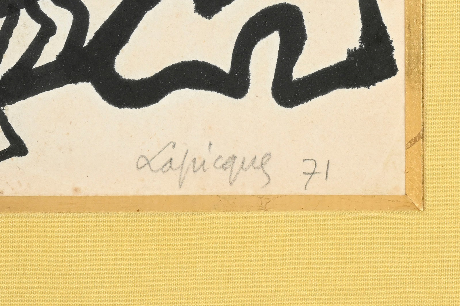 Charles Lapicque (1898-1988), "L'heure espagnole", 1971, encre et aquarelle sur papier, signée  - 4