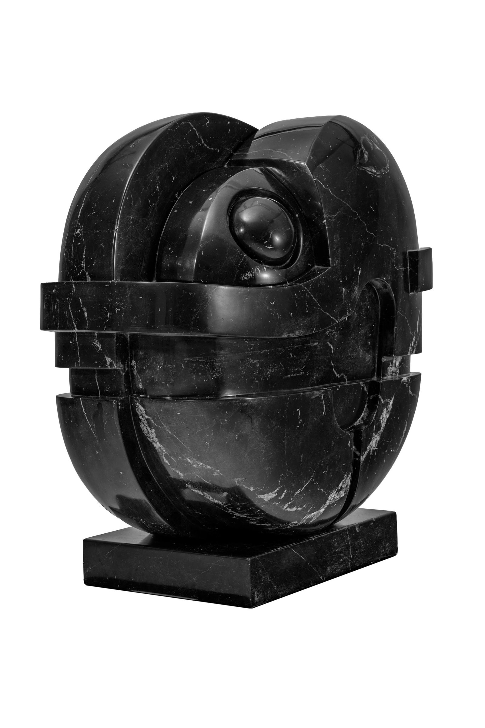 Franco Adami (1933-2022), Sans titre, sculpture en marbre, 80x78x40 cm (avec socle) Provenance: - 2