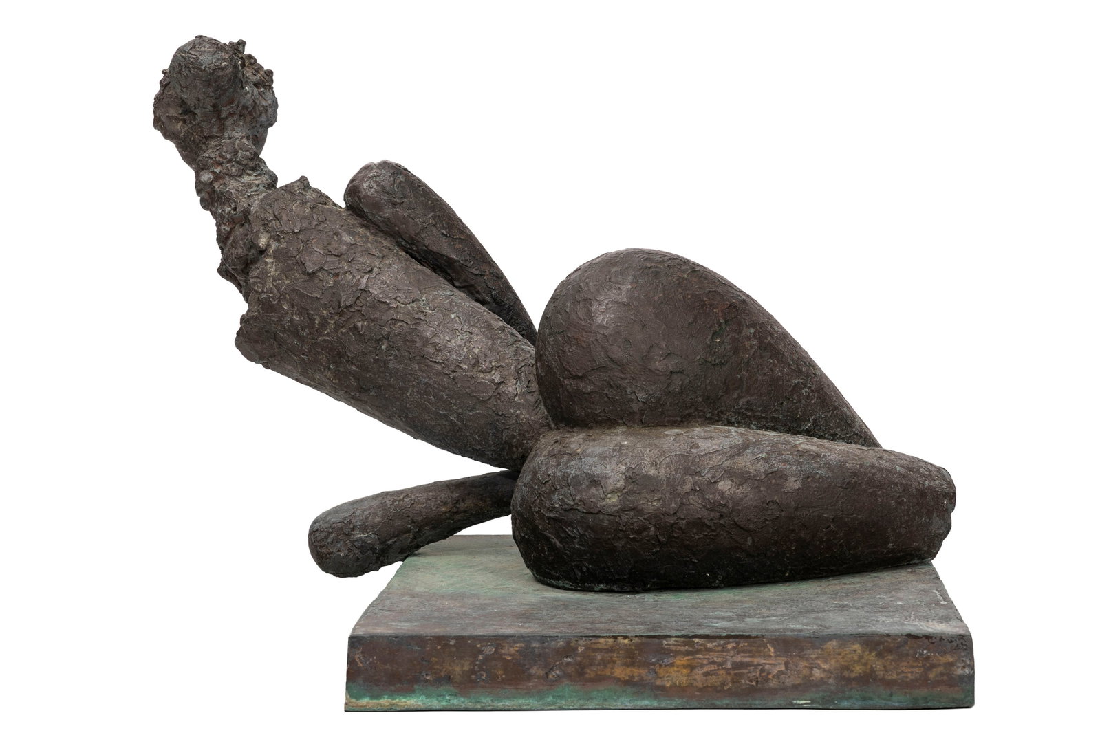 Louis Cane (1943-2024), Femme nue allongée, sculpture en bronze, signée, long. 90 cm et h. - 4