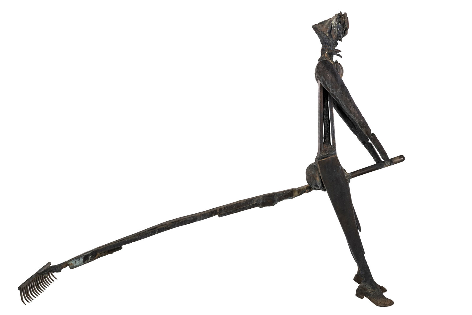 Louis Cane (1943-2024), "La grande sorcière", c. 1984, sculpture en bronze, signée et num& - 2