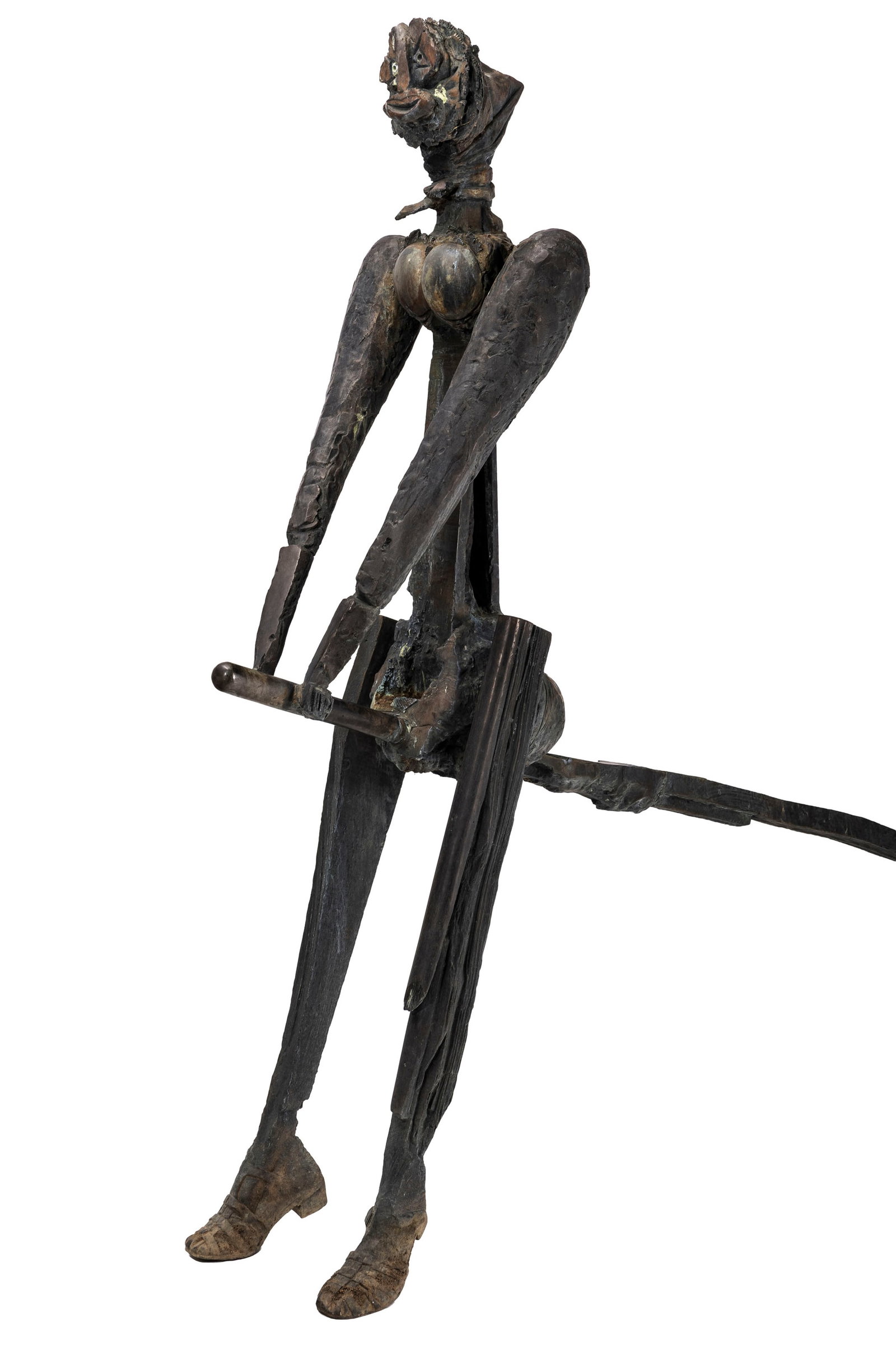 Louis Cane (1943-2024), "La grande sorcière", c. 1984, sculpture en bronze, signée et num& - 4