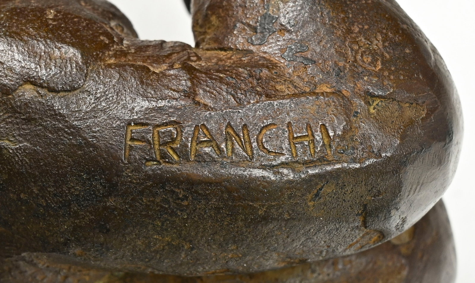 Franco Mauro Franchi (1951), Variations de postures de femmes nues, 3 sculptures en bronze, 2 sign&# - 4
