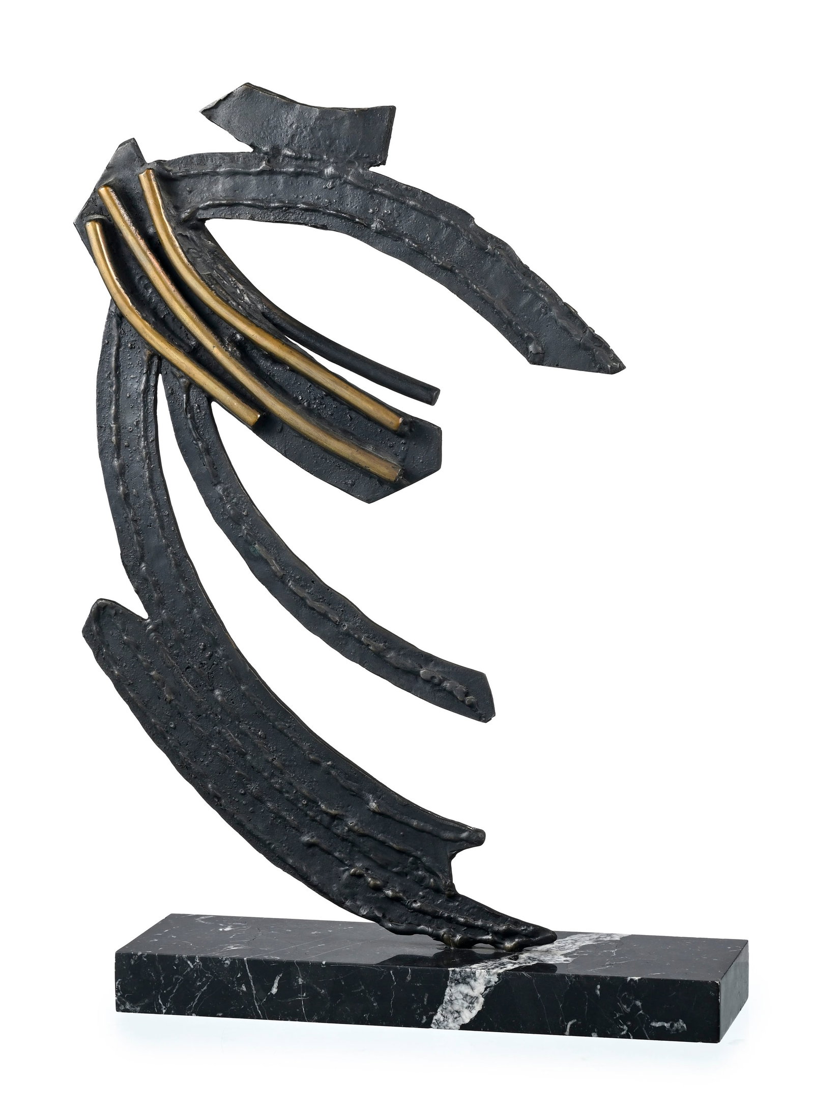 Robert Helman (1910-1990), Sans titre, sculpture en bronze sur socle en marbre, h. 45,5 cm (avec soc (1 of 3)