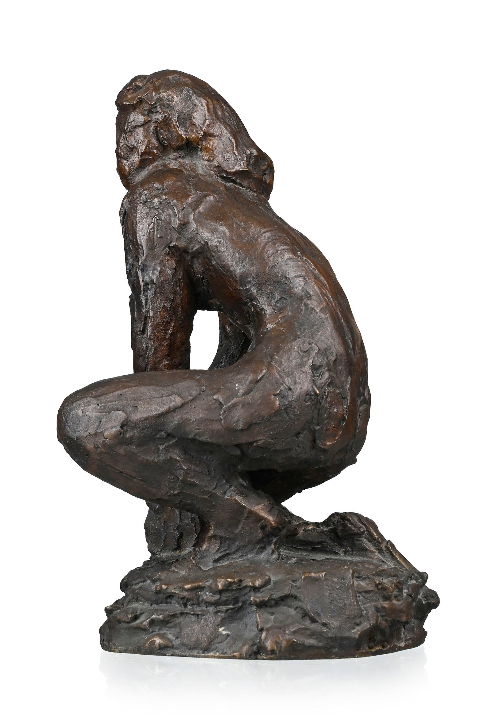 Henri Paquet (1898-1975), Femme agenouillée, sculpture en bronze, signée, h. 28,5 cm - 3