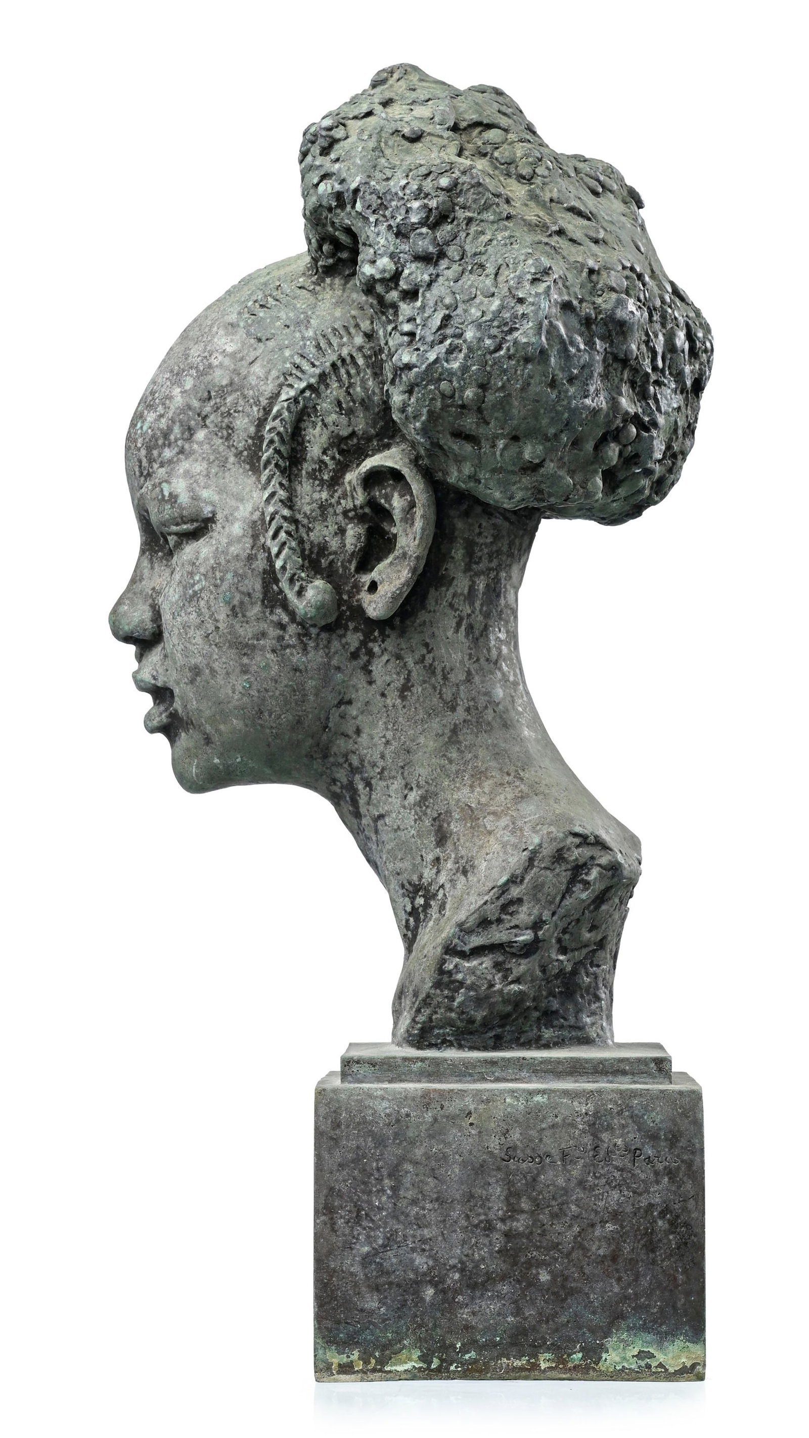 Anna Quinquaud (1890-1984), "Dico, petite négresse du Soudan (Djenné)" ou "Portrait de fem - 3