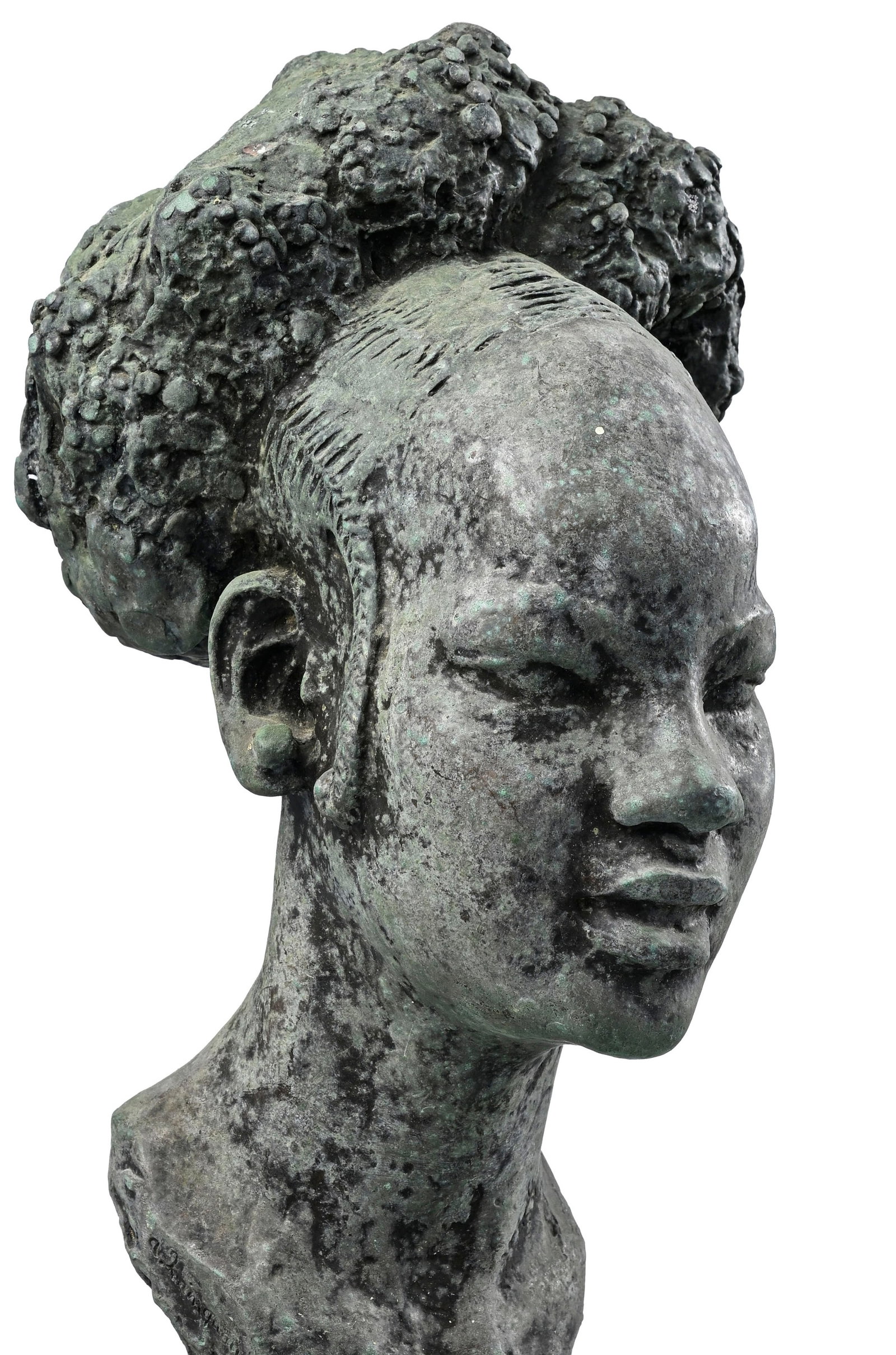Anna Quinquaud (1890-1984), "Dico, petite négresse du Soudan (Djenné)" ou "Portrait de fem - 6