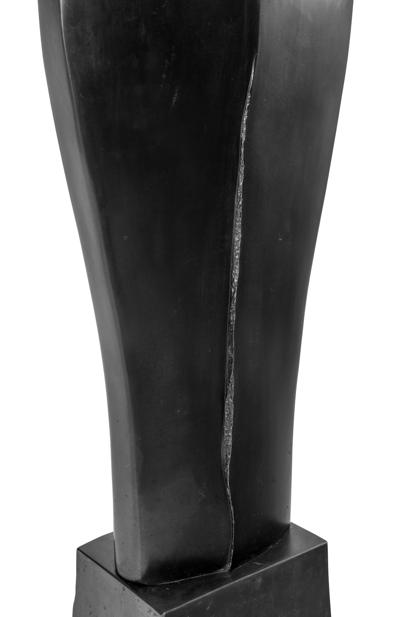André Rabou (1949), "Jeune fille debout", 2001, sculpture en bronze à patine noire, sign&# - 7