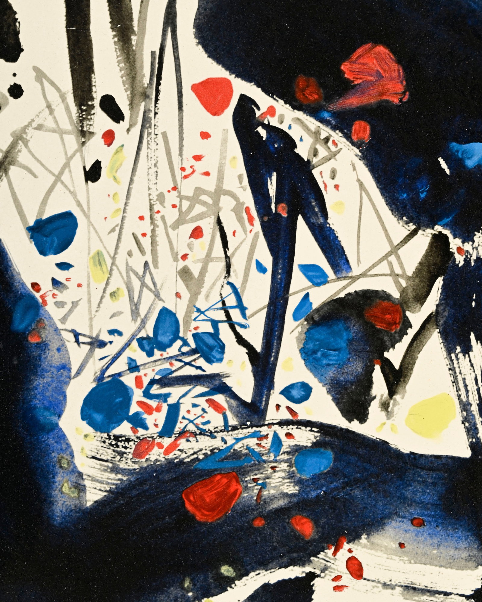 Chu Teh-Chun (1920-2014), d'après, "F19", 2004, céramique quadrangulaire émaillé - 2