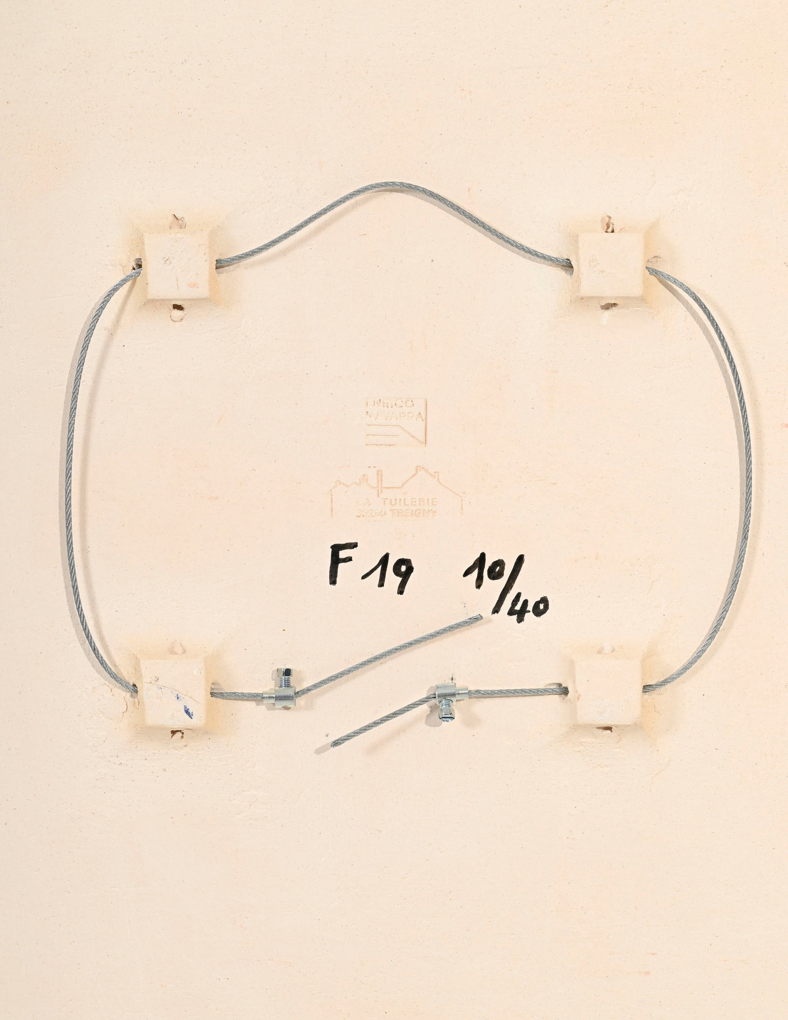 Chu Teh-Chun (1920-2014), d'après, "F19", 2004, céramique quadrangulaire émaillé - 6