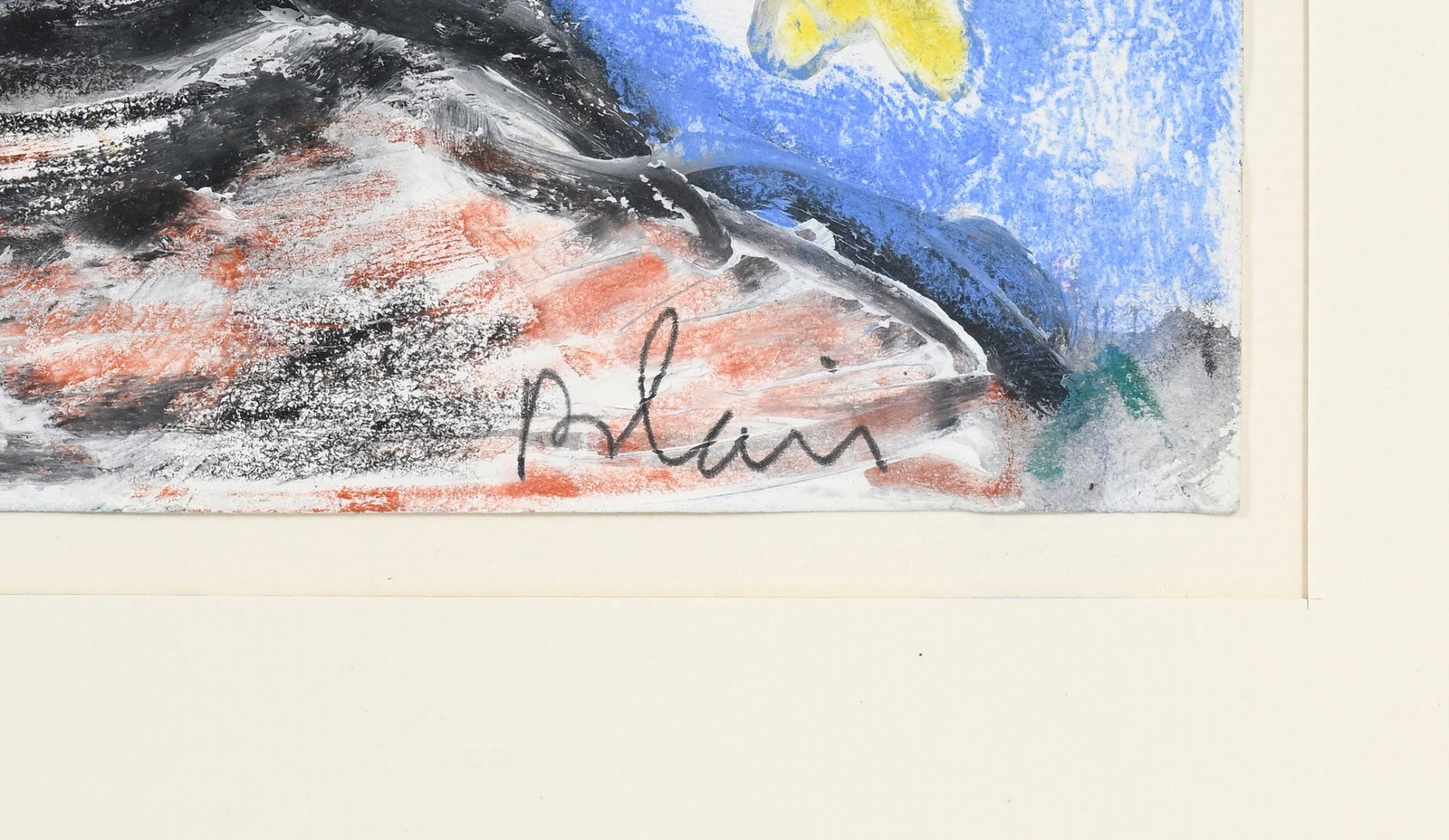 Jean-Charles Blais (1956), "Hô obèse", 1983, gouache, craie grasse et pastel sur papier, s - 4
