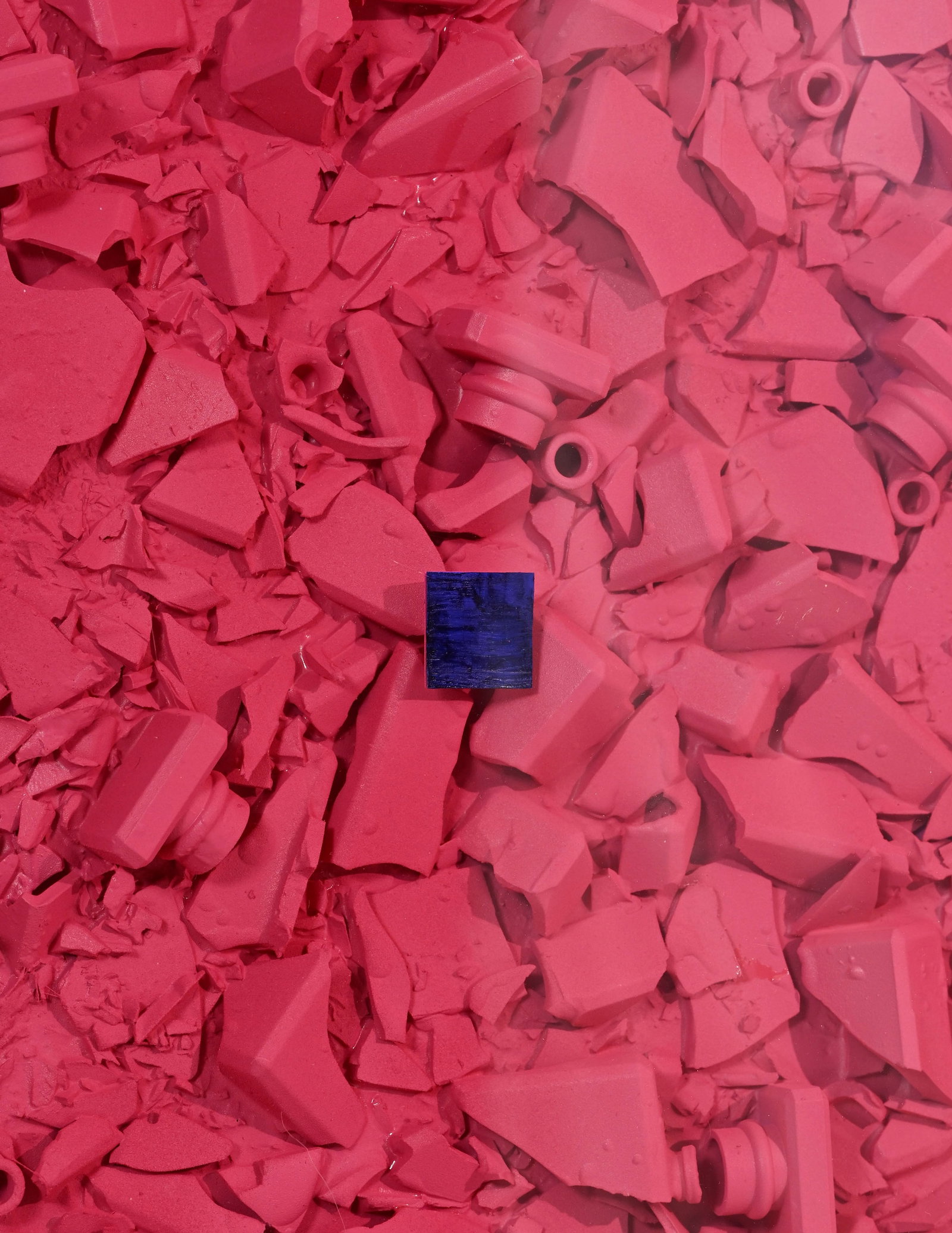 Gautier Caille (1989), "Numéro 5 l'épileptic violet \[...\]", 2023, tableau-volume sous pl - 3