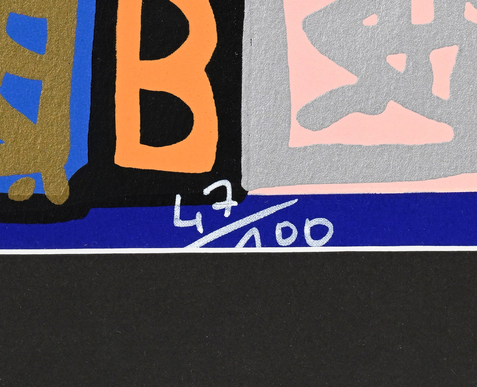 Robert Combas (1957), d'après, "Guêpière", 2008, lithographie en couleurs, signé - 4