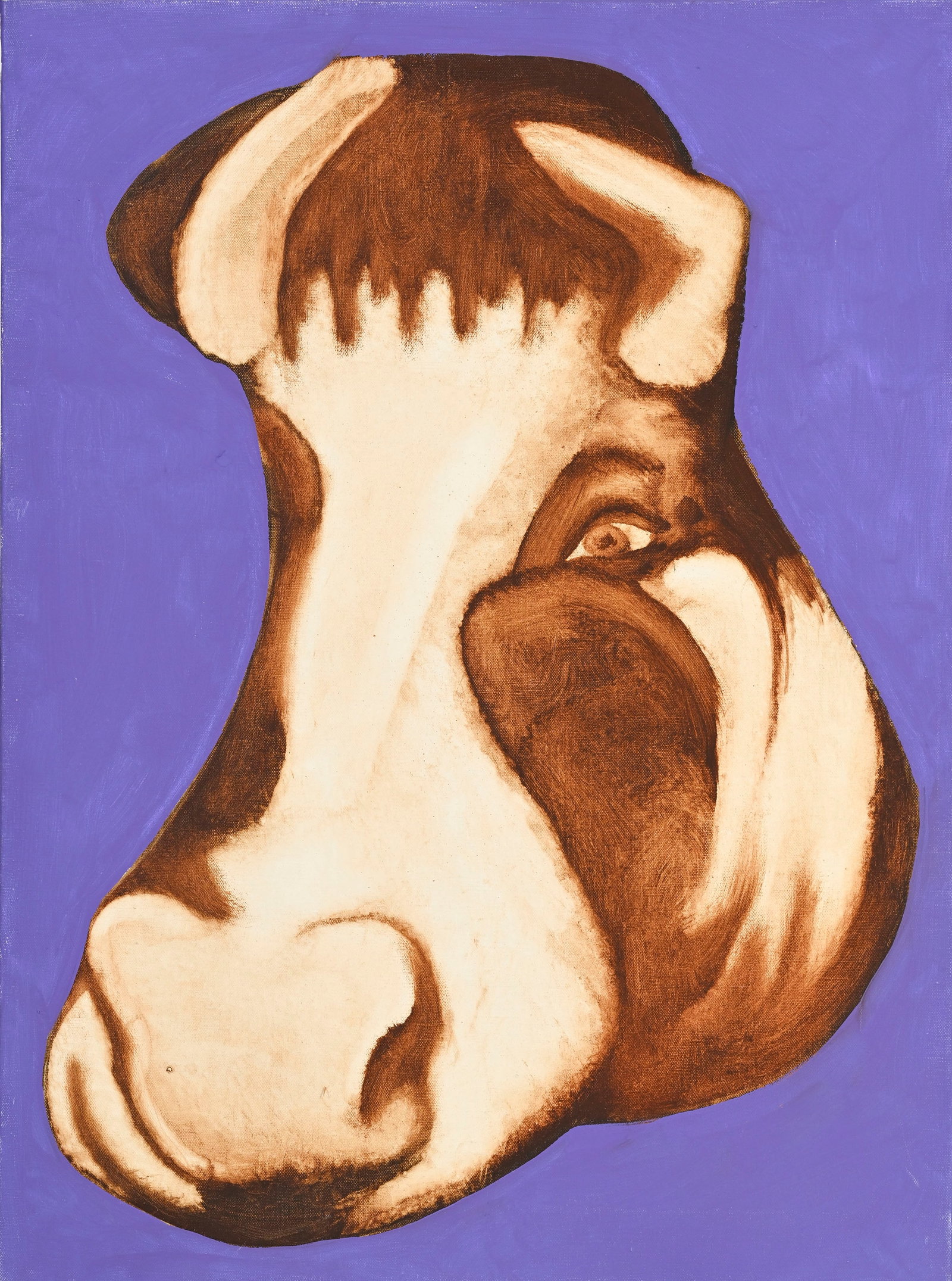 Vincent Corpet (1958), "Sans titre (2714 H et P 21 VIII 2X11", 1996, diptyque, paire d'huiles sur to - 3