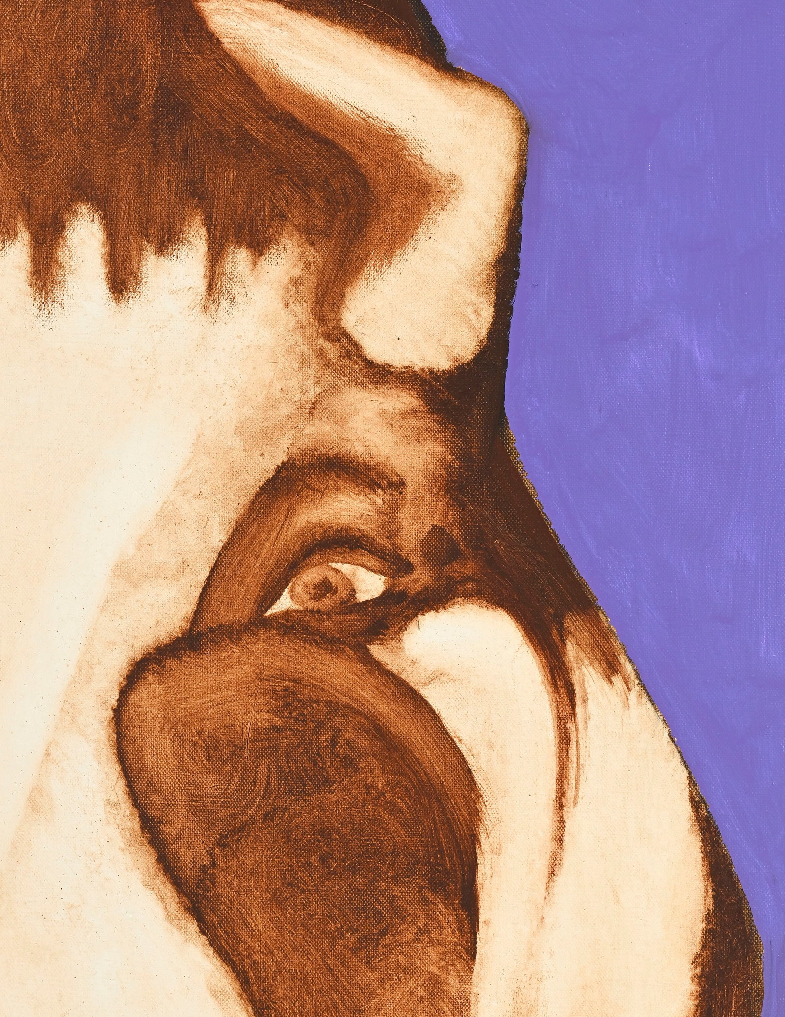 Vincent Corpet (1958), "Sans titre (2714 H et P 21 VIII 2X11", 1996, diptyque, paire d'huiles sur to - 5