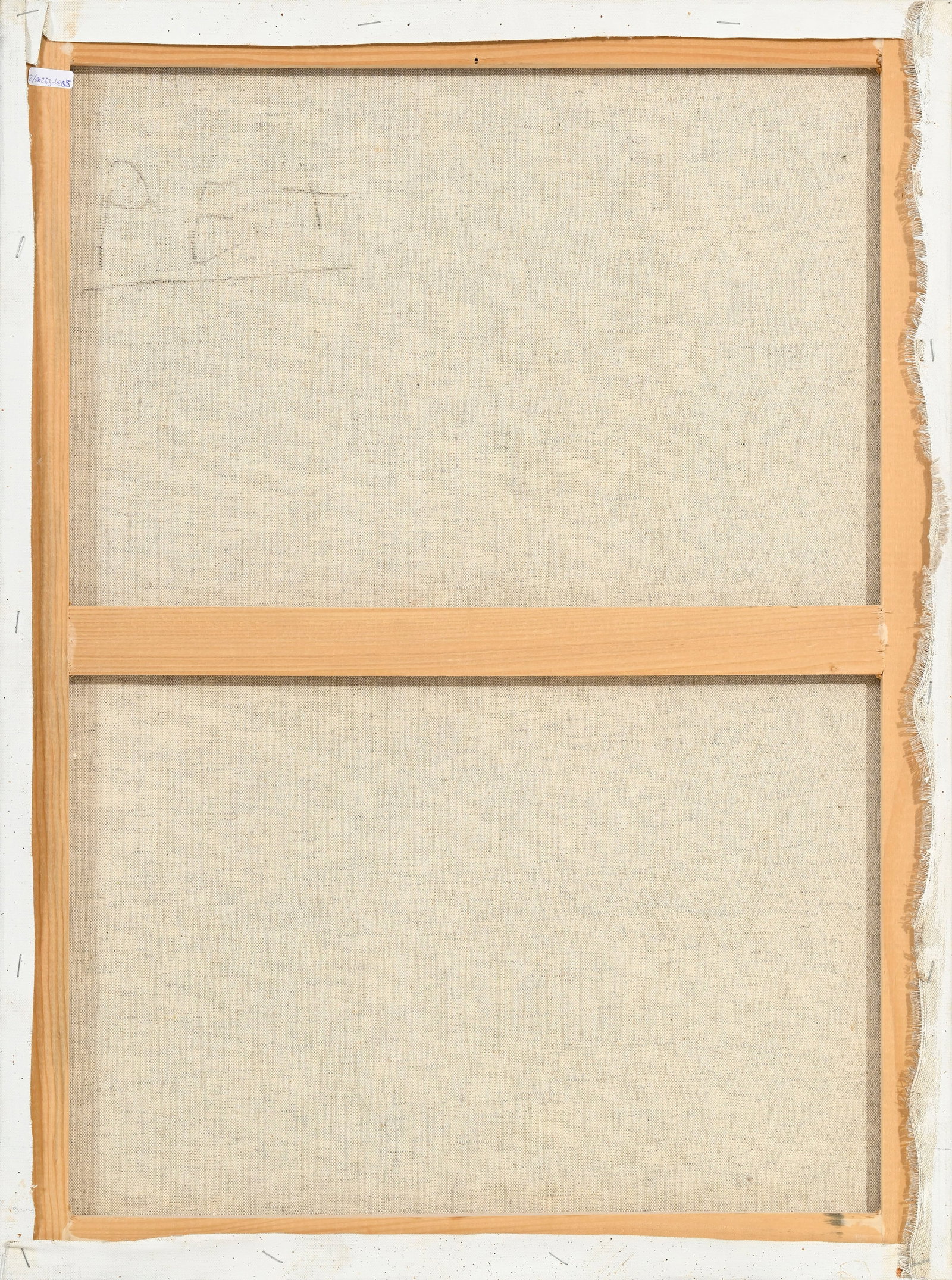 Vincent Corpet (1958), "Sans titre (2714 H et P 21 VIII 2X11", 1996, diptyque, paire d'huiles sur to - 7