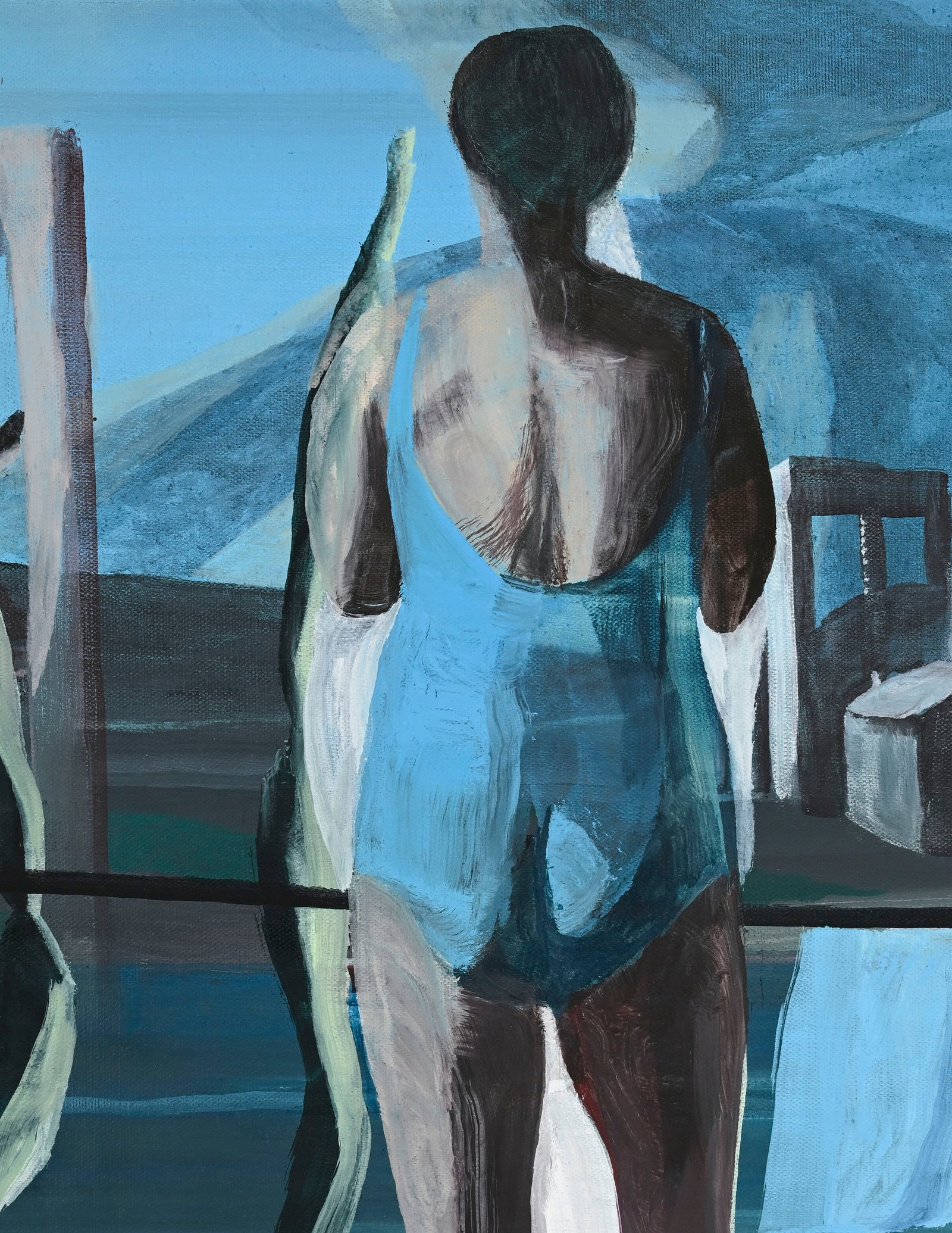Marc Desgrandchamps (1960), Sans titre, 2016, huile sur toile, signée et datée au verso, 5 - 2
