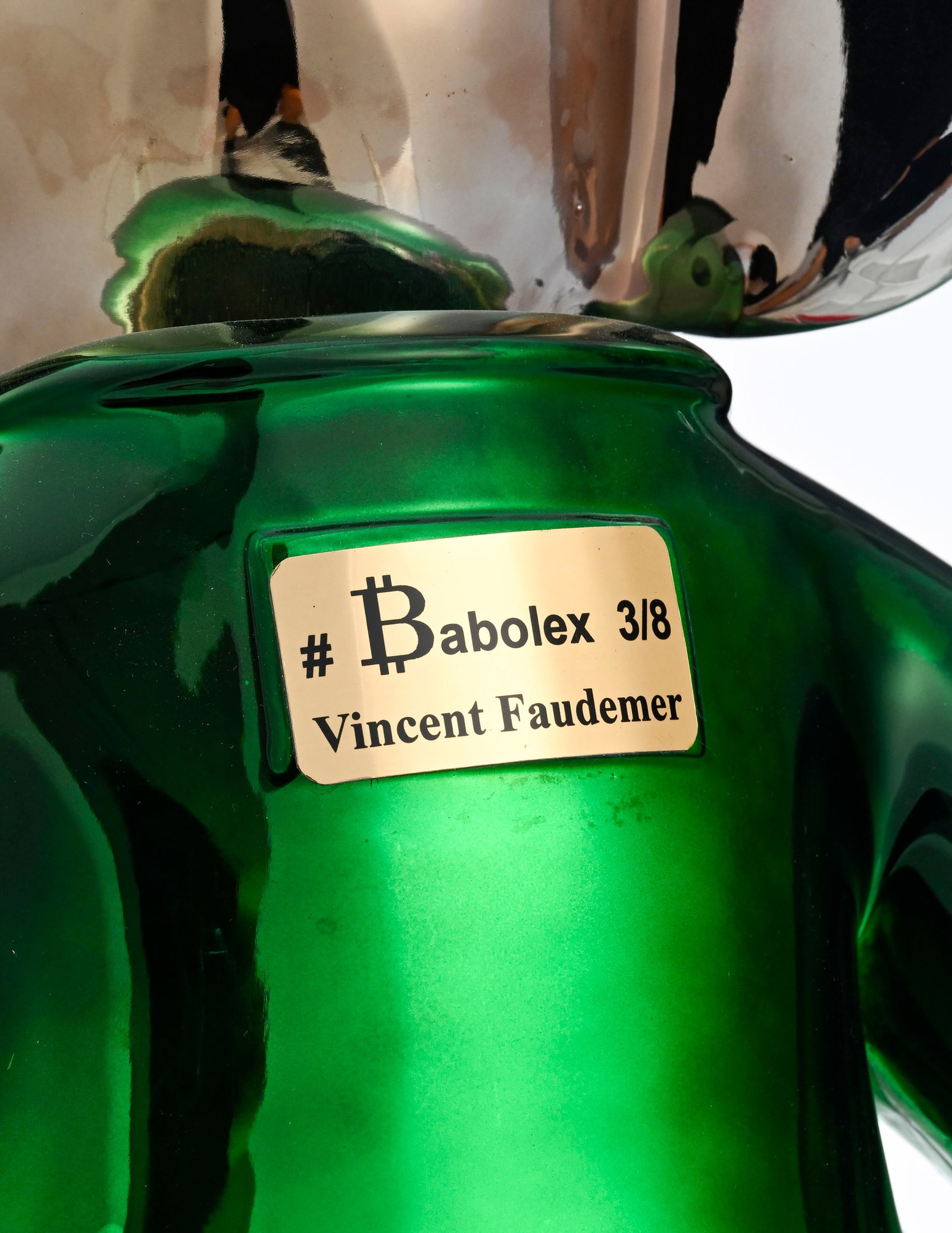 Vincent Faudemer (1986), "Babolex", sculpture en résine chromée, numérotée 3/8,  - 4