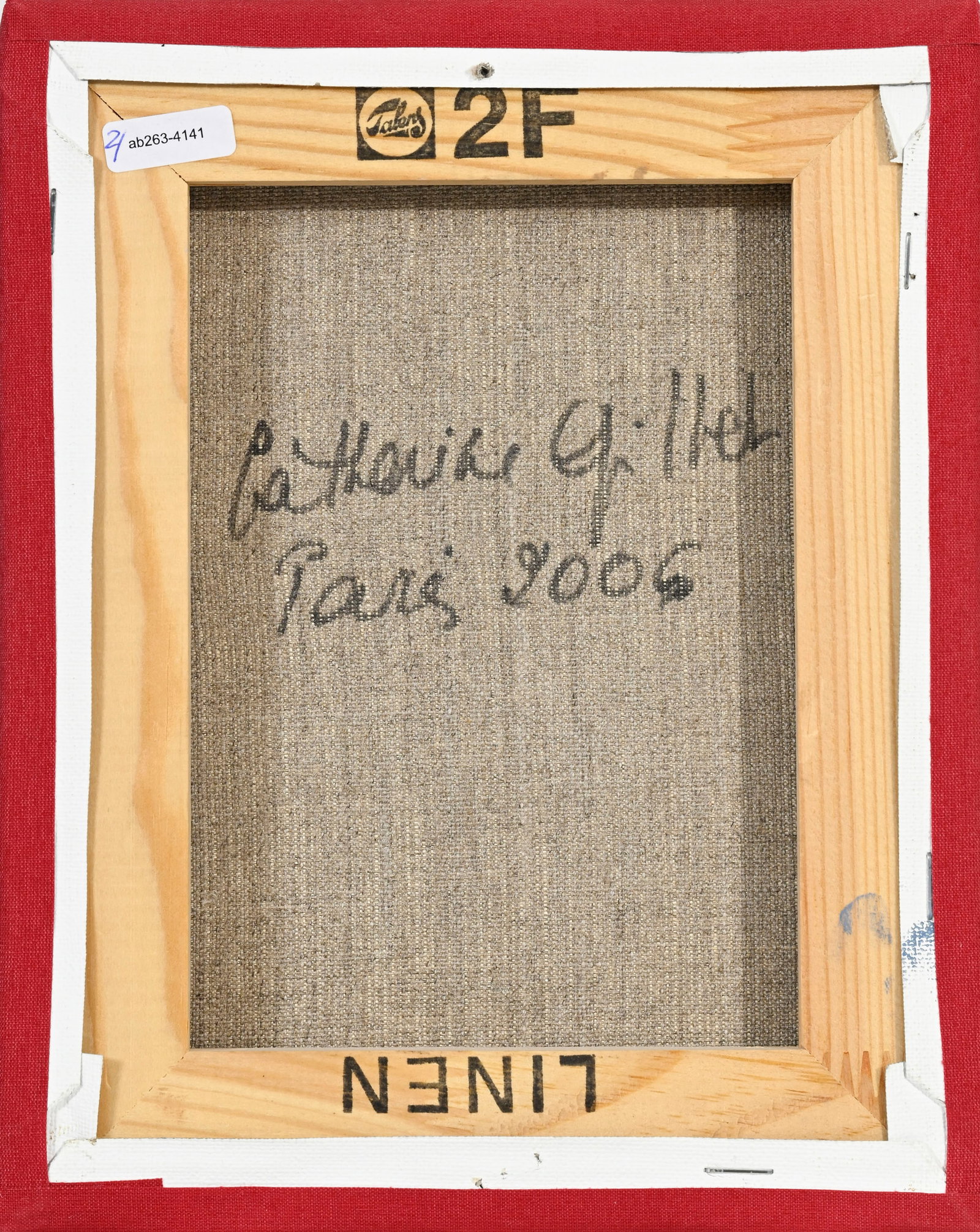 Catherine Gillet (1960), Composition, 2006, huiles sur toile en diptyque, signées, datées  - 7
