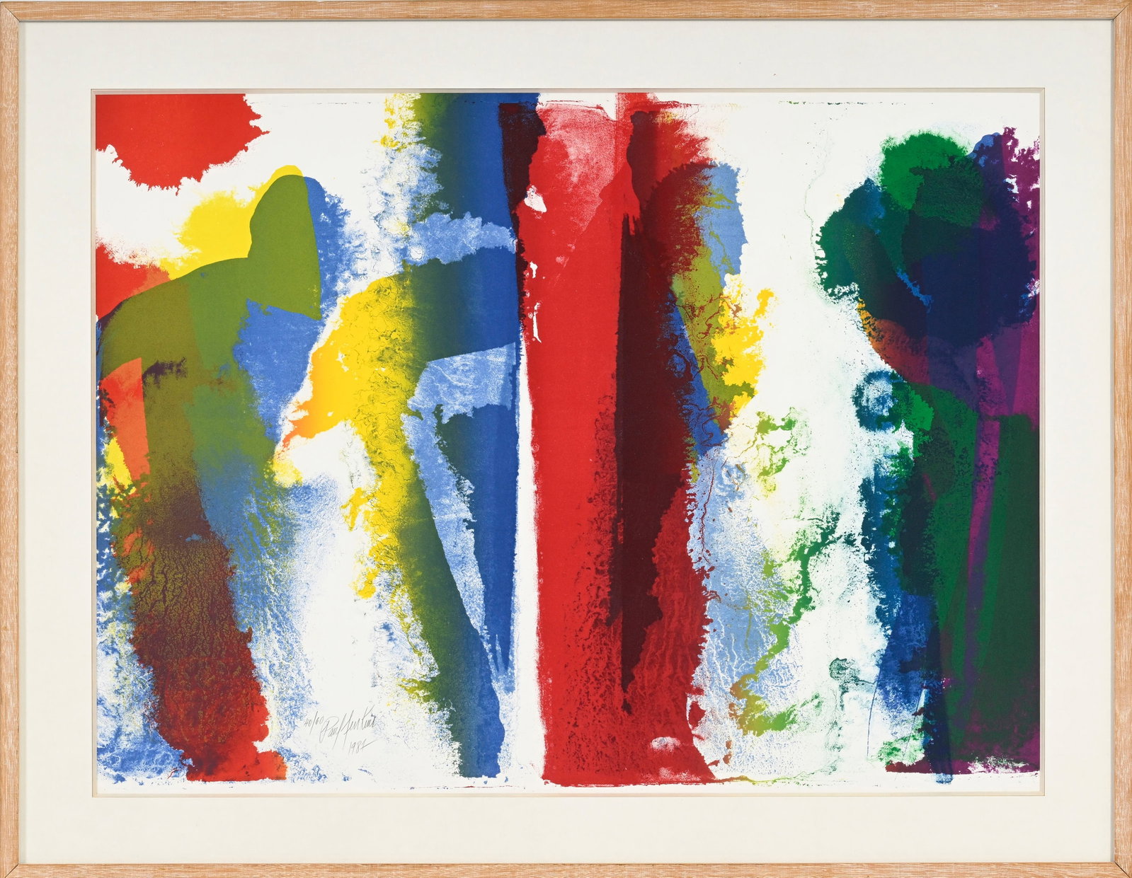 Paul Jenkins (1923-2012), d'après, Sans titre, 1987, lithographie en couleurs, signée, dat - 2
