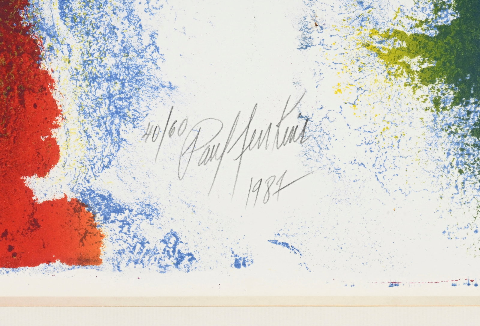 Paul Jenkins (1923-2012), d'après, Sans titre, 1987, lithographie en couleurs, signée, dat - 4