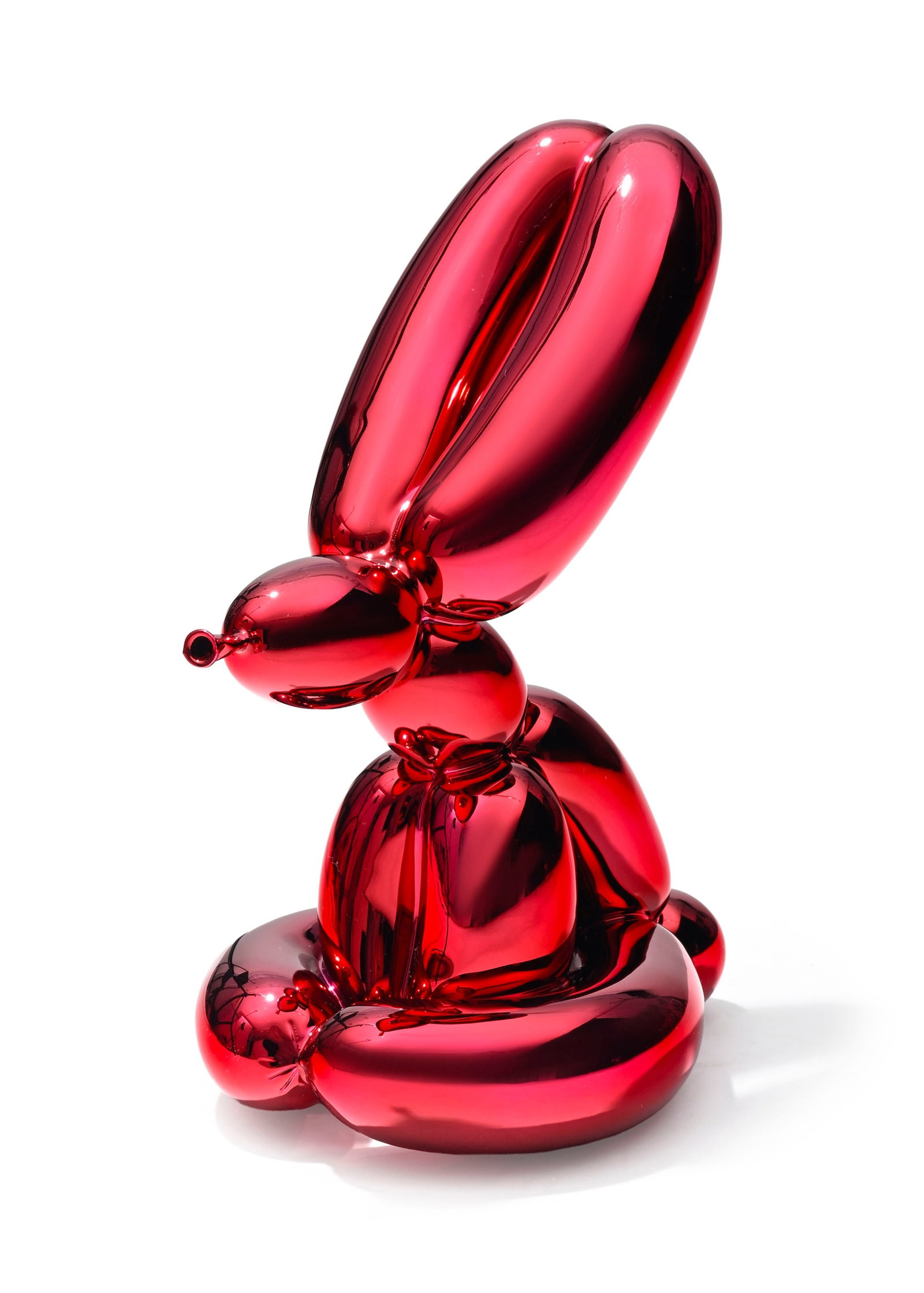 Jeff Koons (1955), "Balloon Rabbit" (Red), 2017, sculpture en porcelaine lustrée rouge, marqu&# - 2